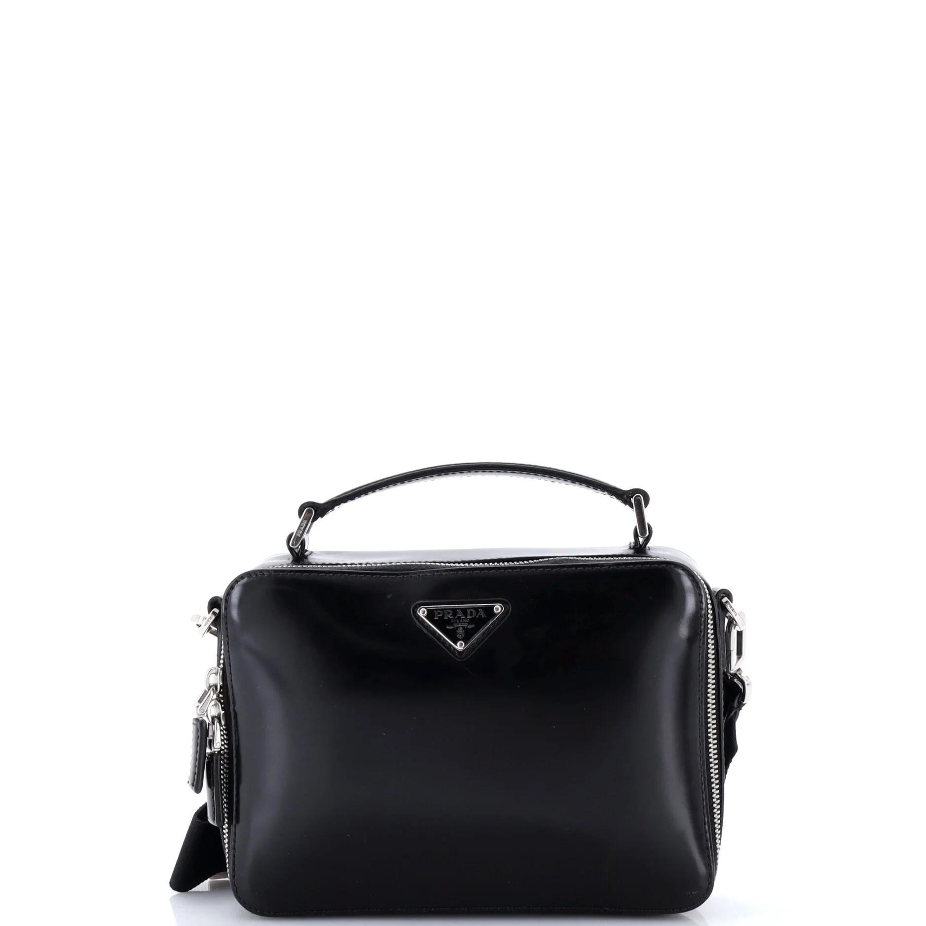 Patent leather crossbody bag