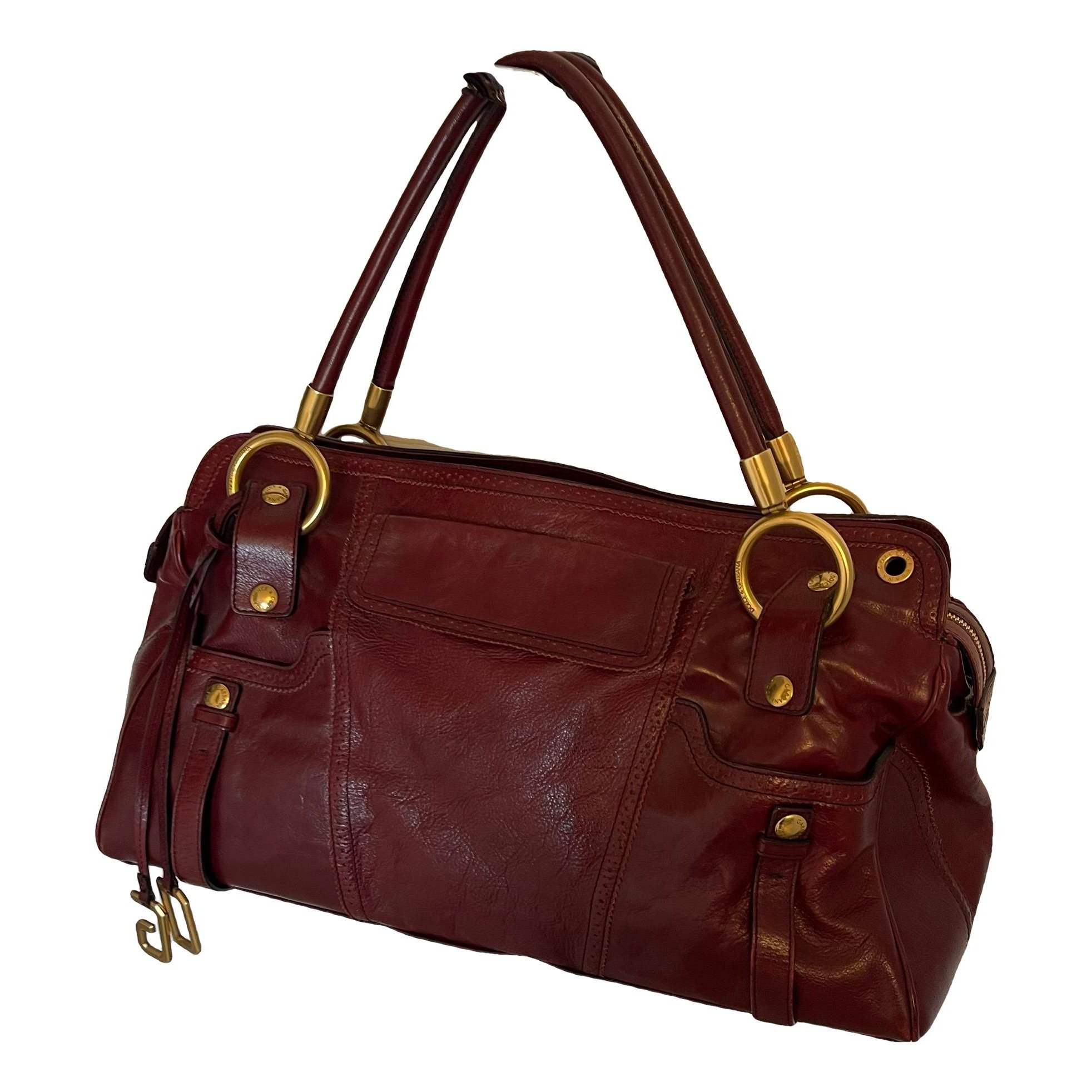 Leather tote