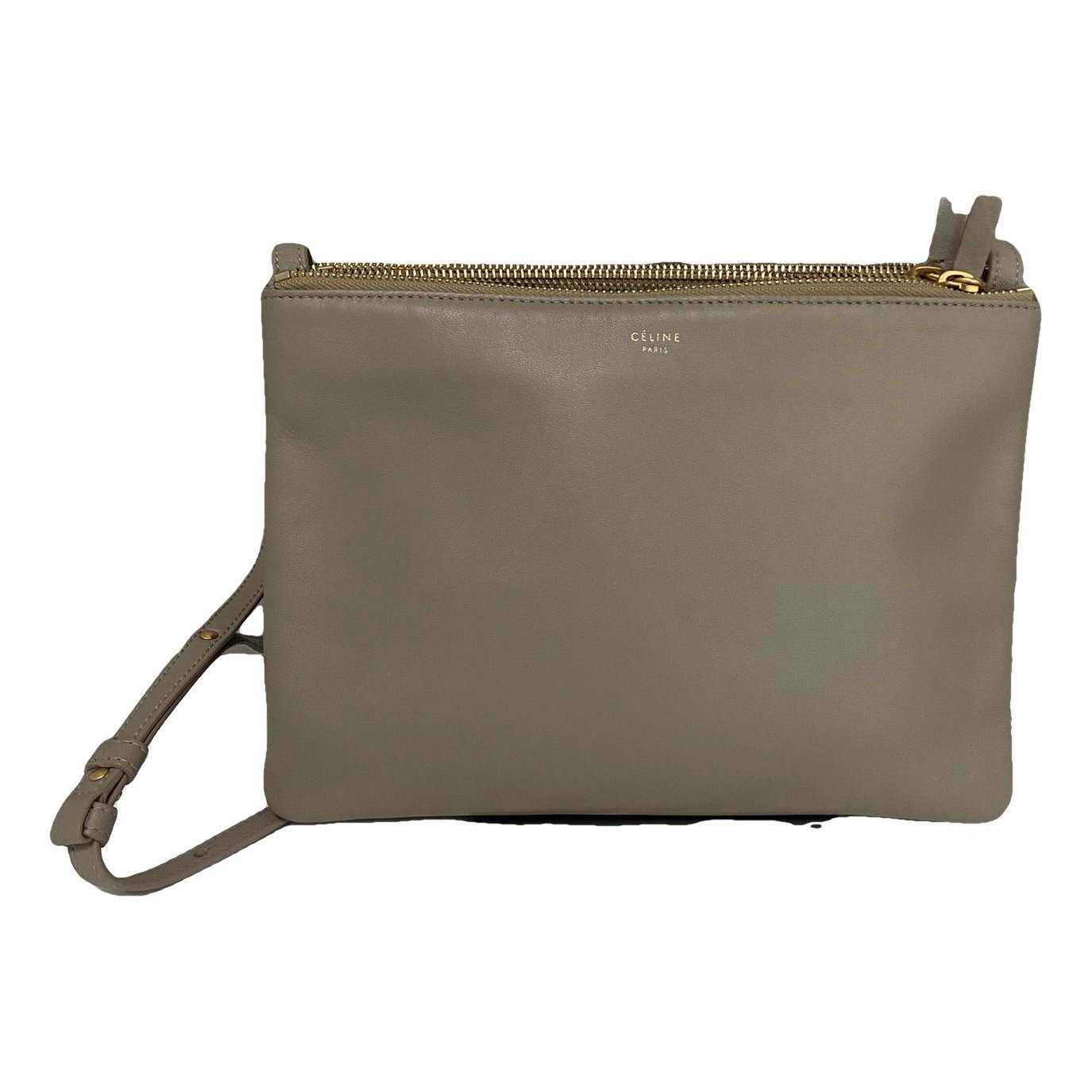 Trio leather crossbody bag