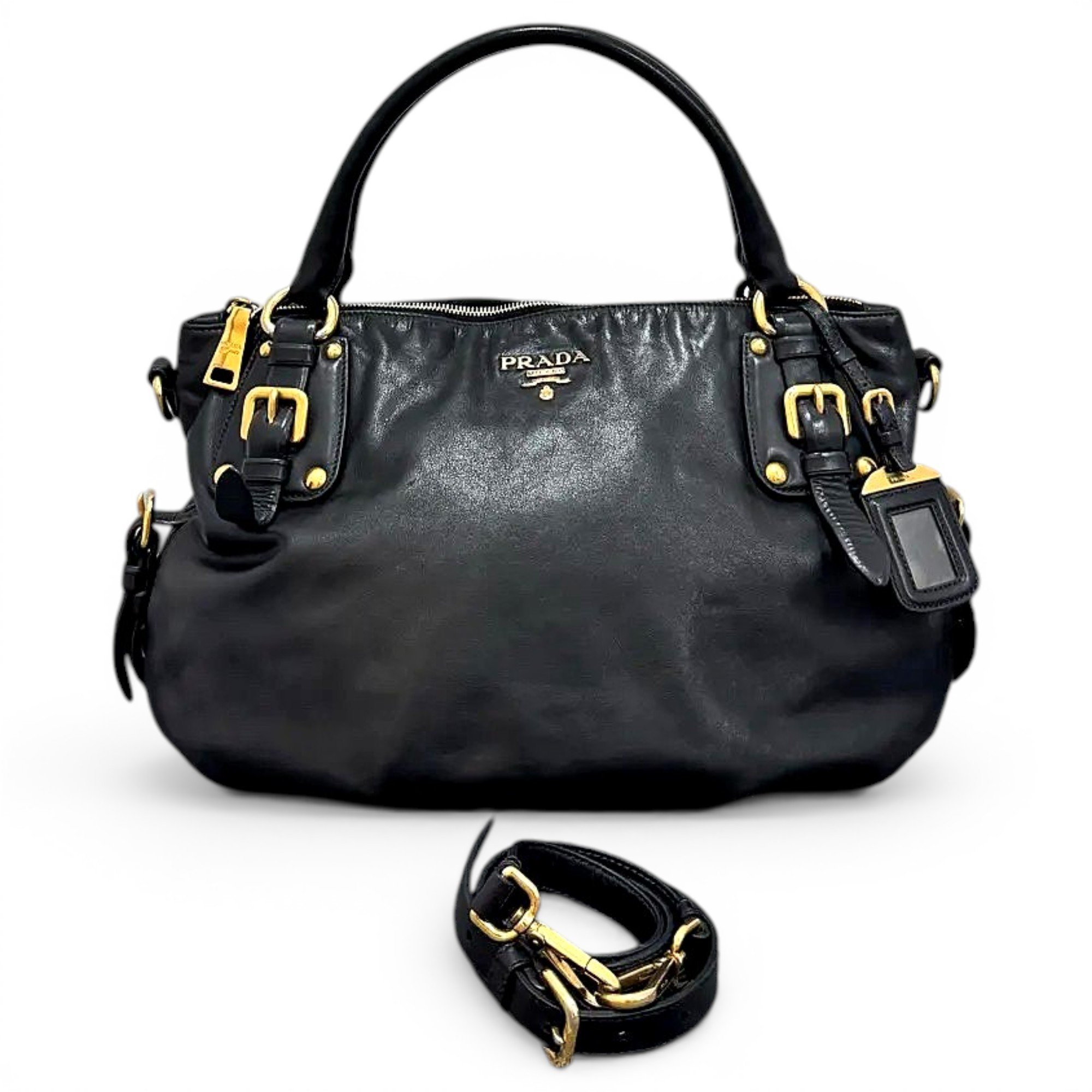 Leather crossbody bag