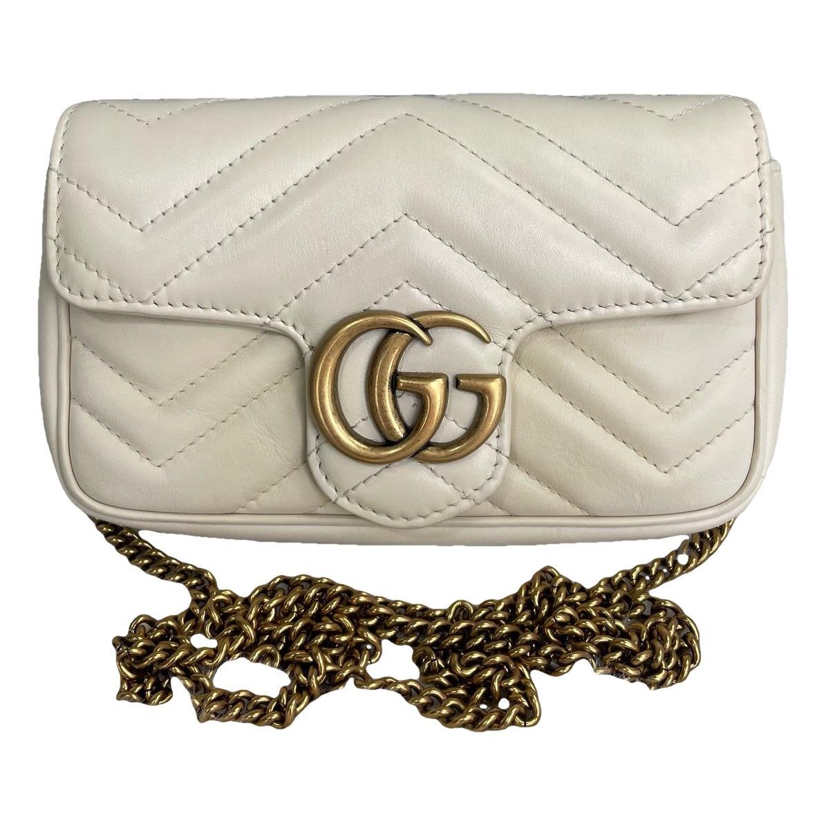 GG Marmont Flap leather crossbody bag
