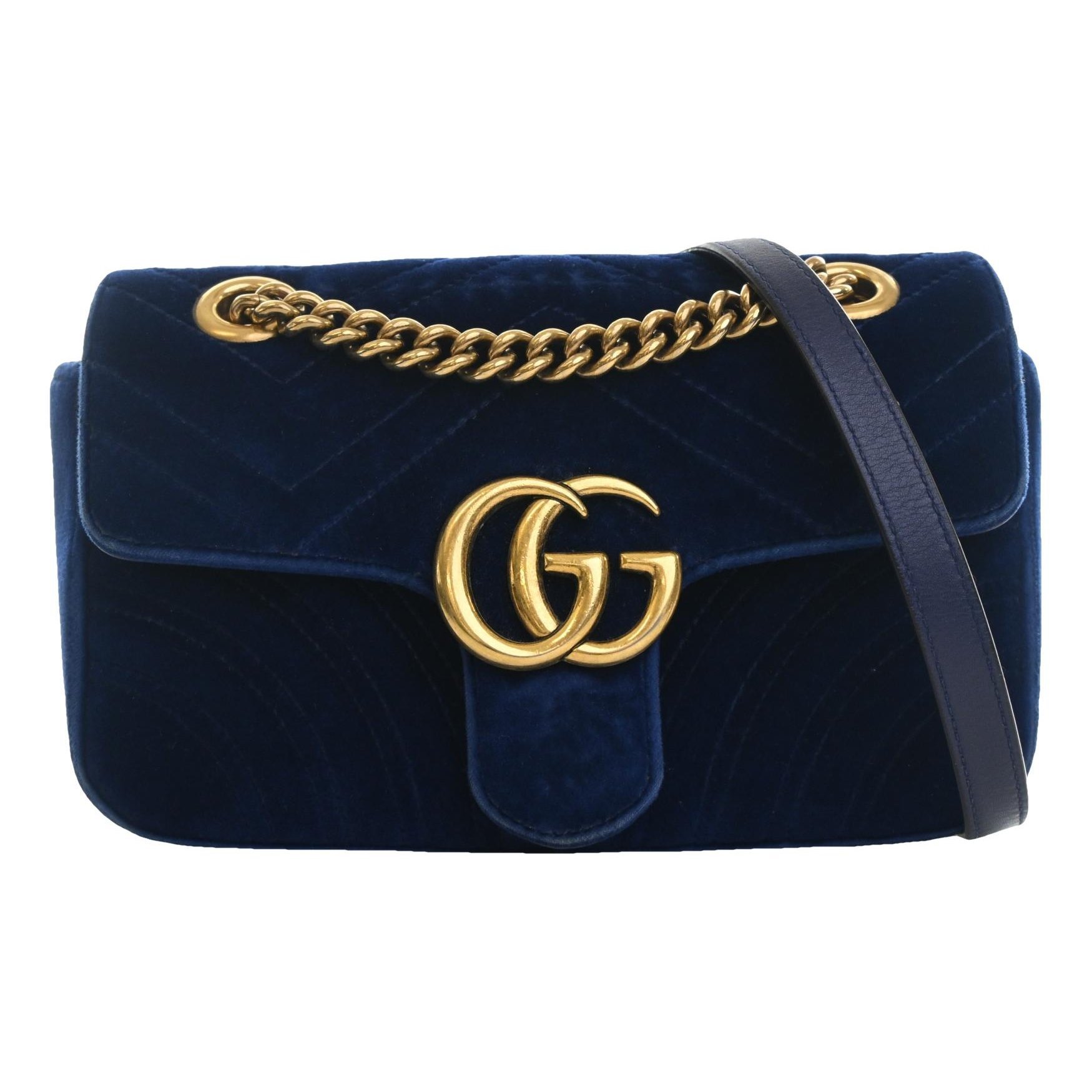 GG Marmont velvet crossbody bag