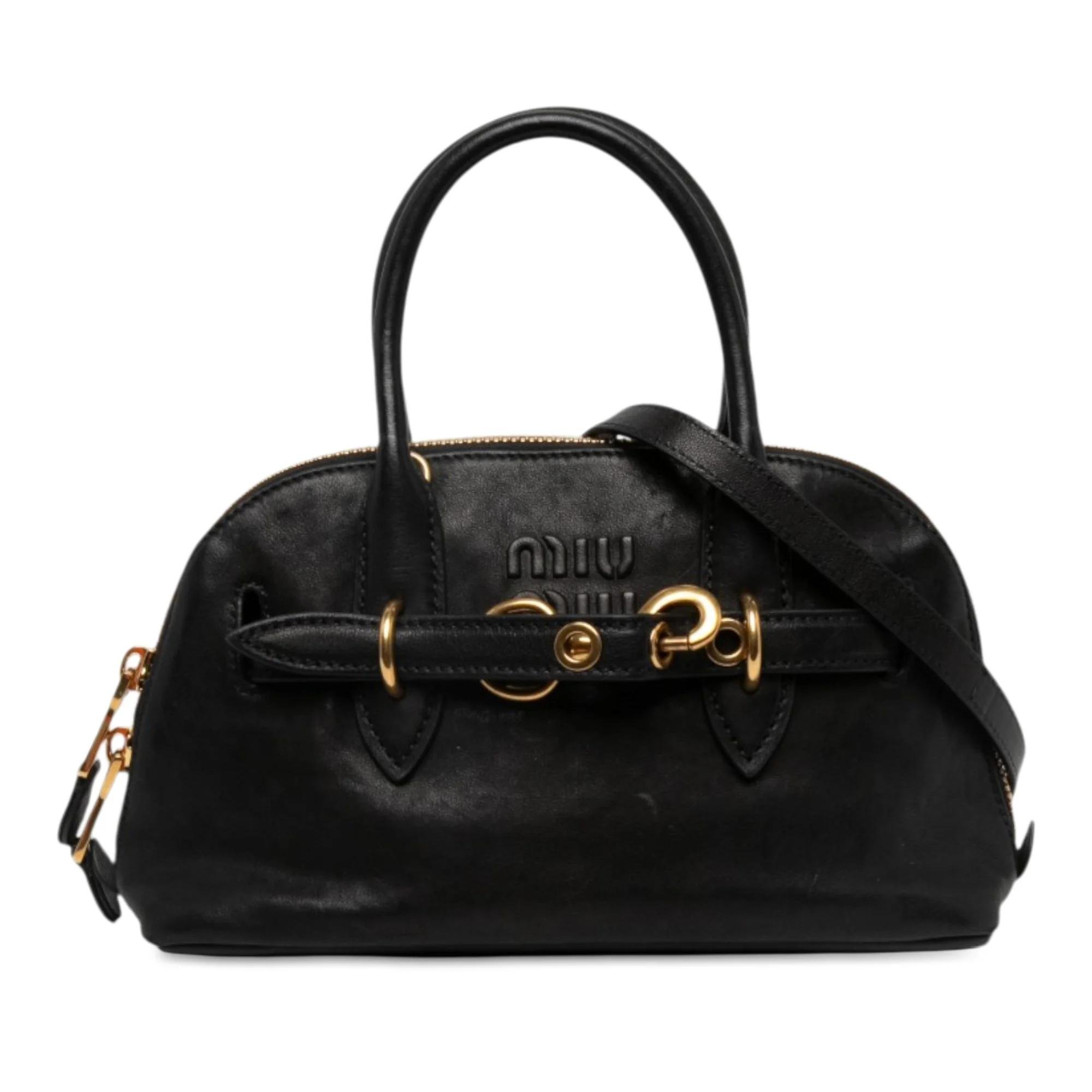 Leather satchel