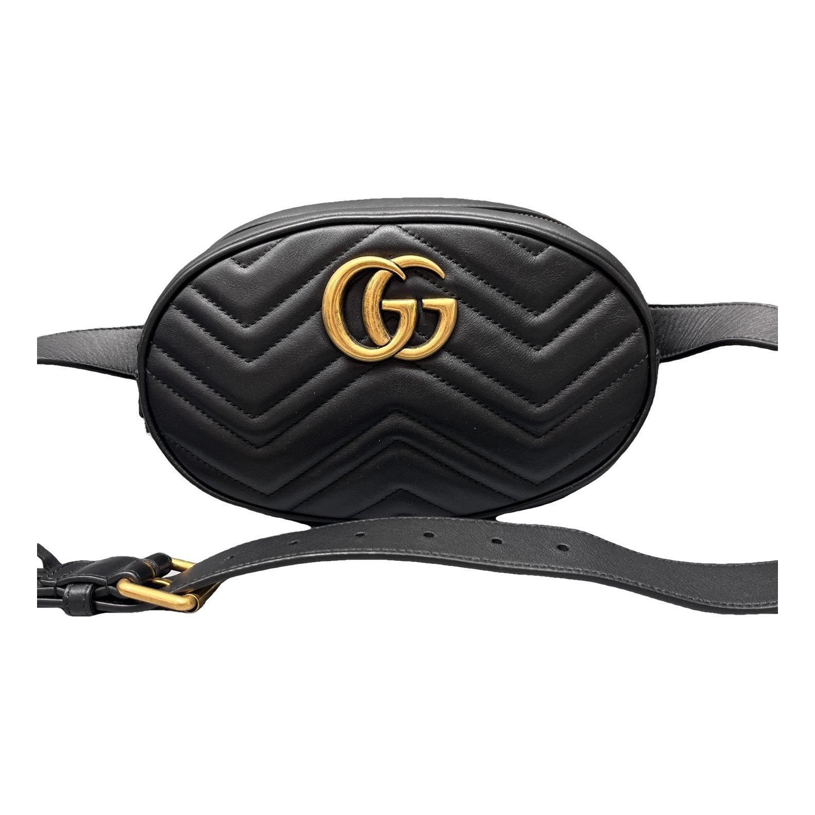 GG Marmont Oval leather handbag