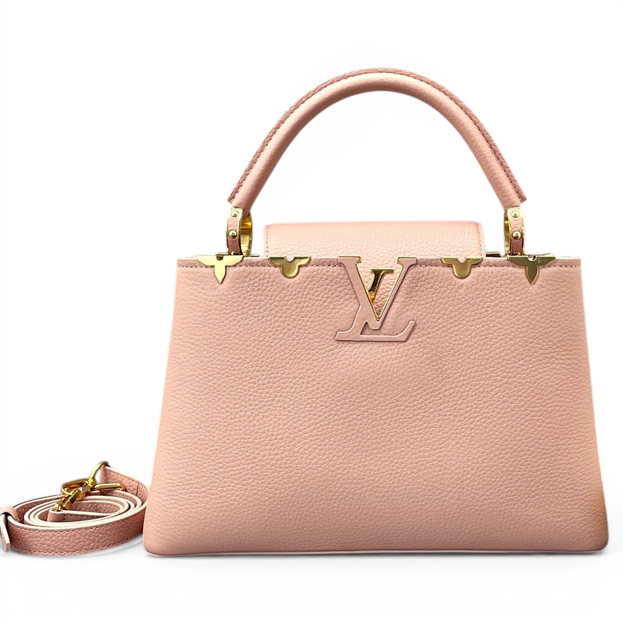Capucines leather handbag