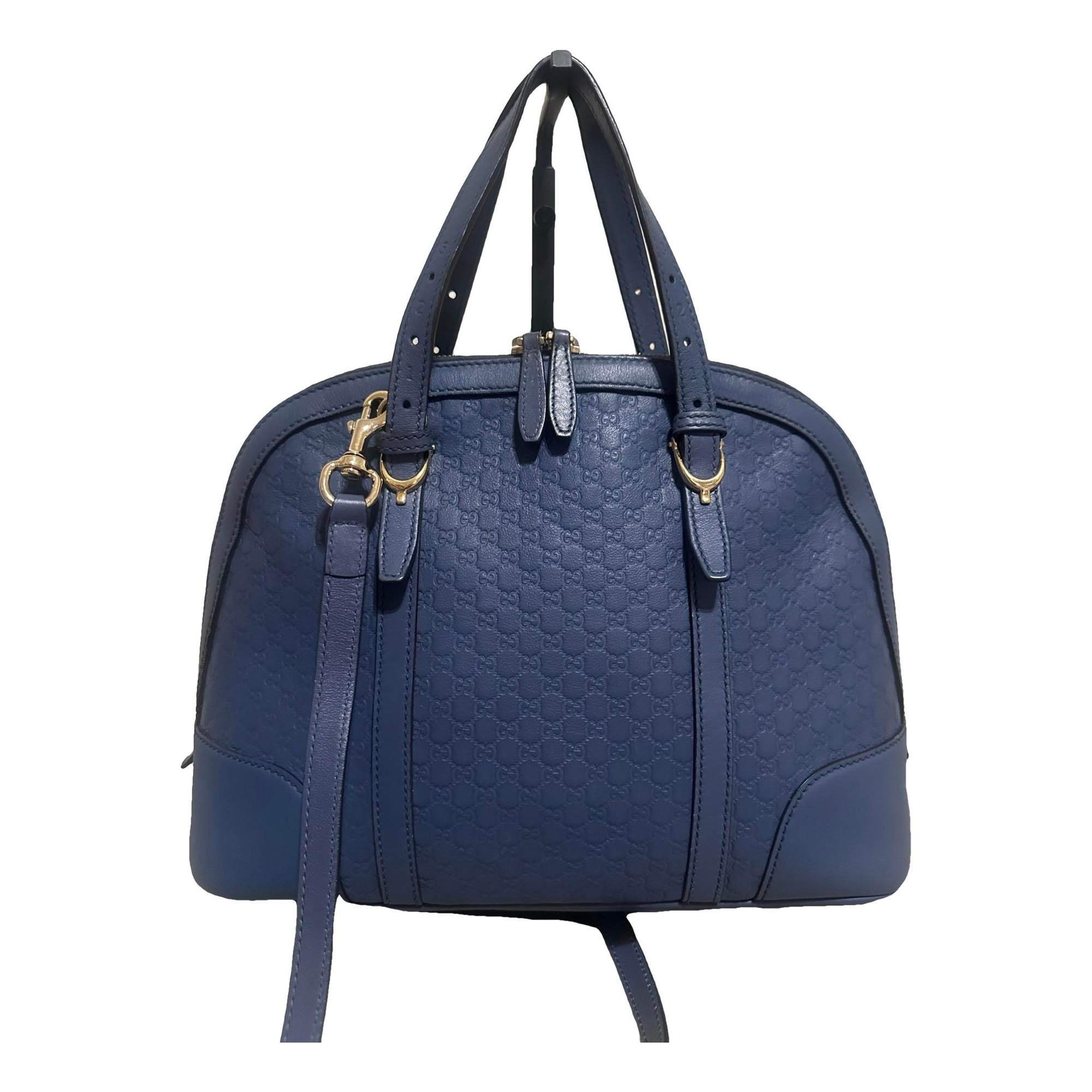 Dôme leather handbag