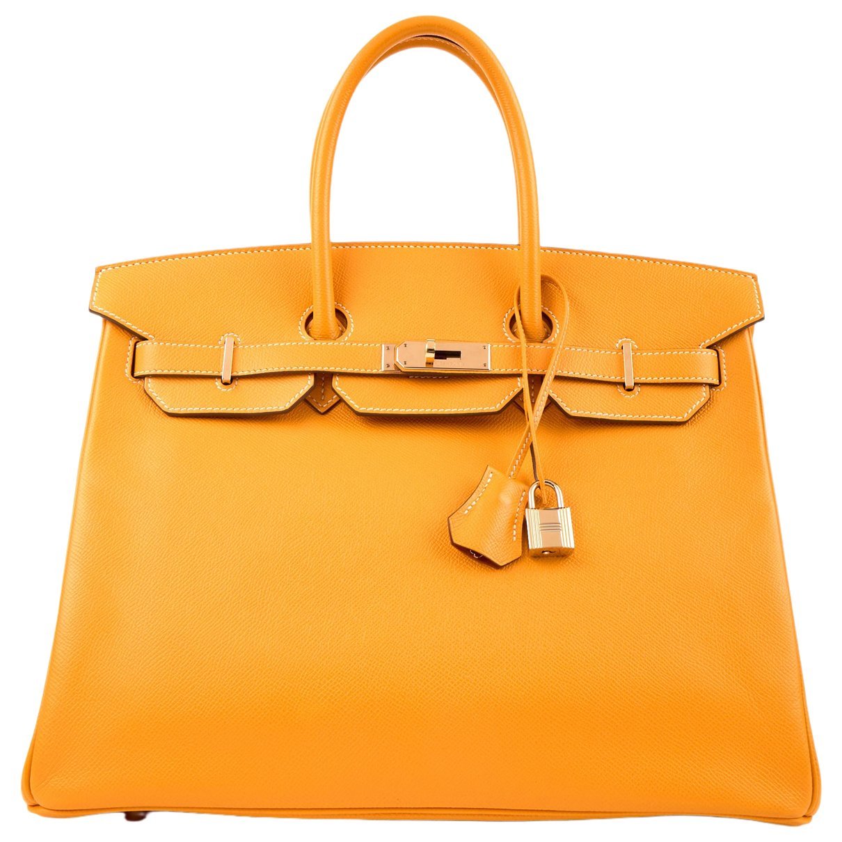 Birkin 35 leather handbag