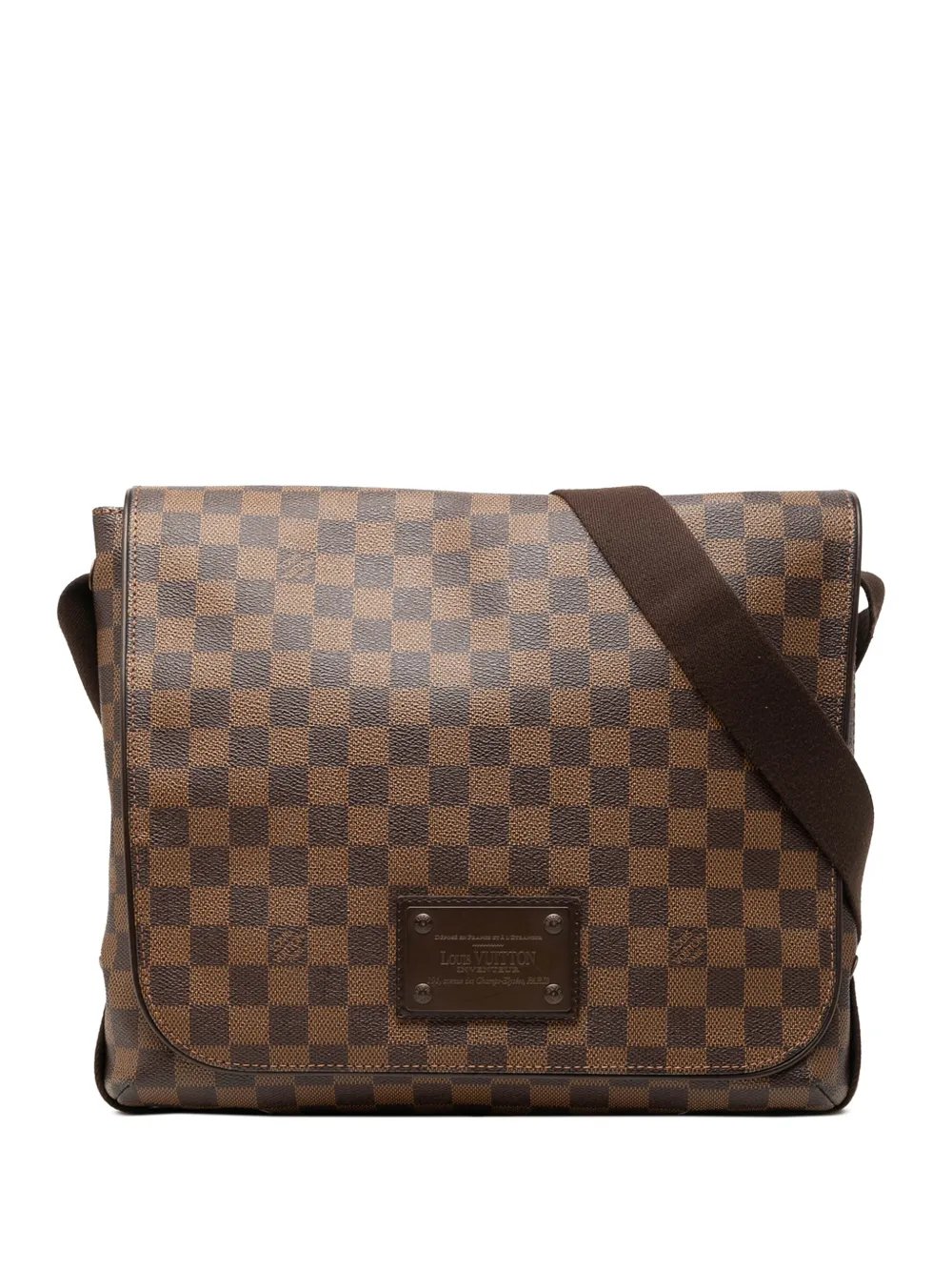 2010 Damier Ebene Brooklyn MM crossbody bag