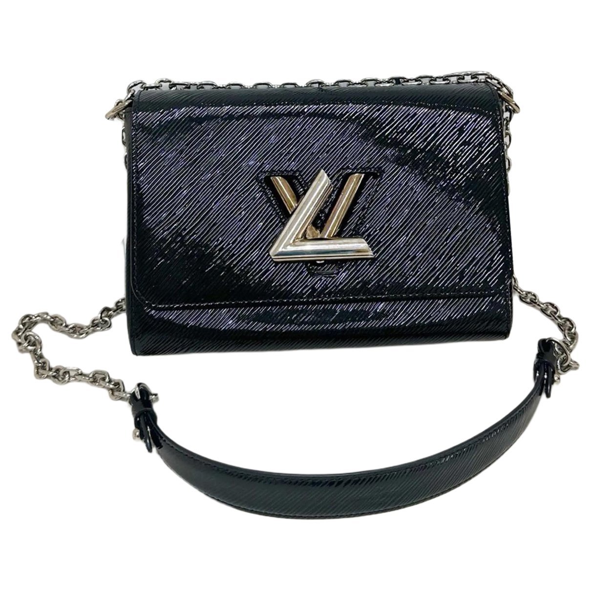Twist leather crossbody bag