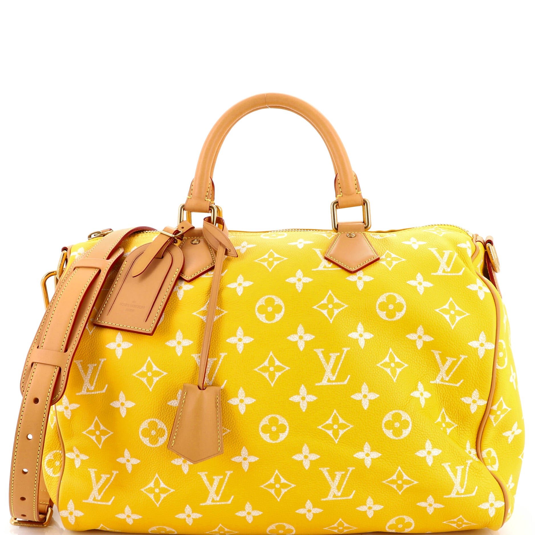 Louis Vuitton Speedy P9 Bandouliere Bag Monogram Leather 40
