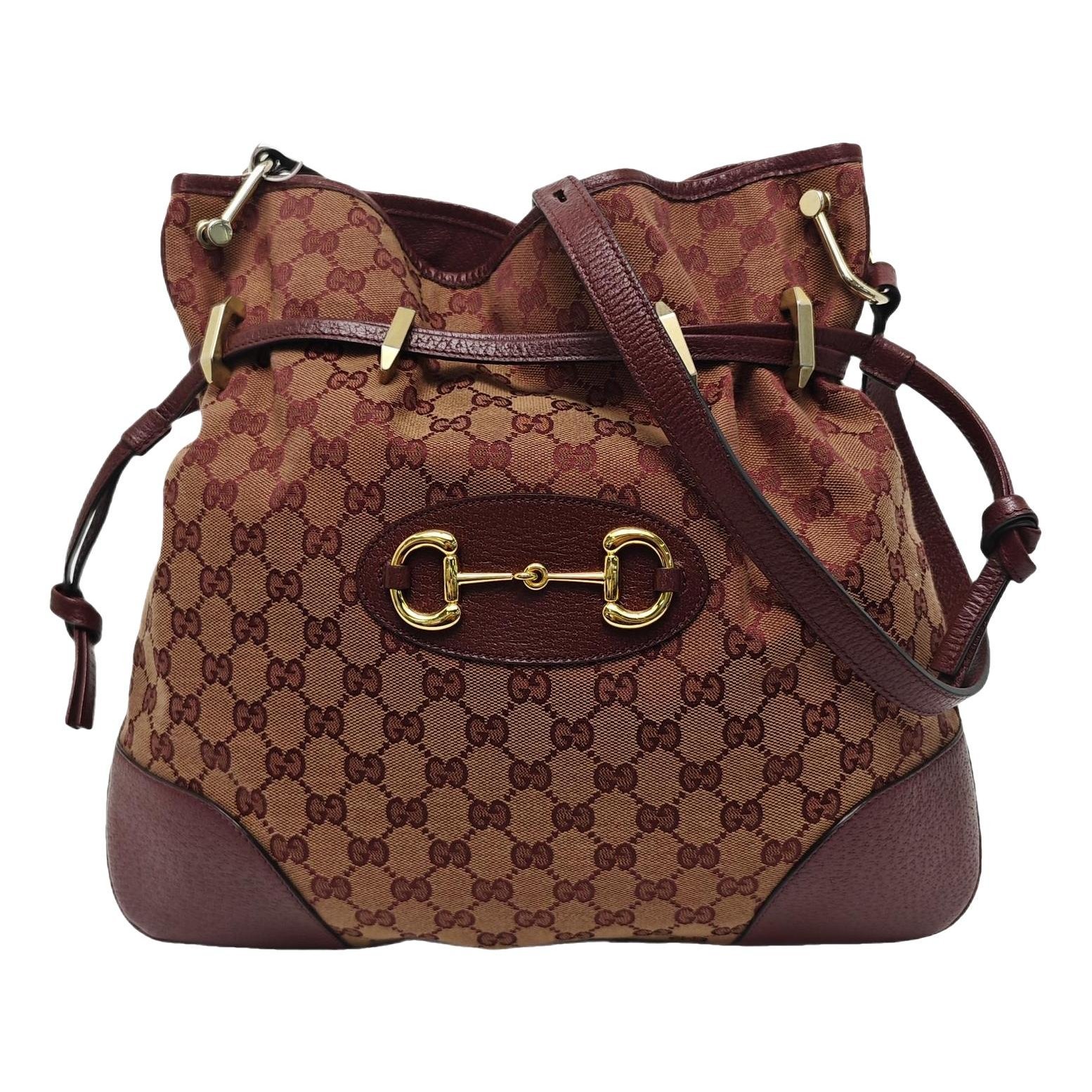 Horsebit 1955 Messenger cloth handbag