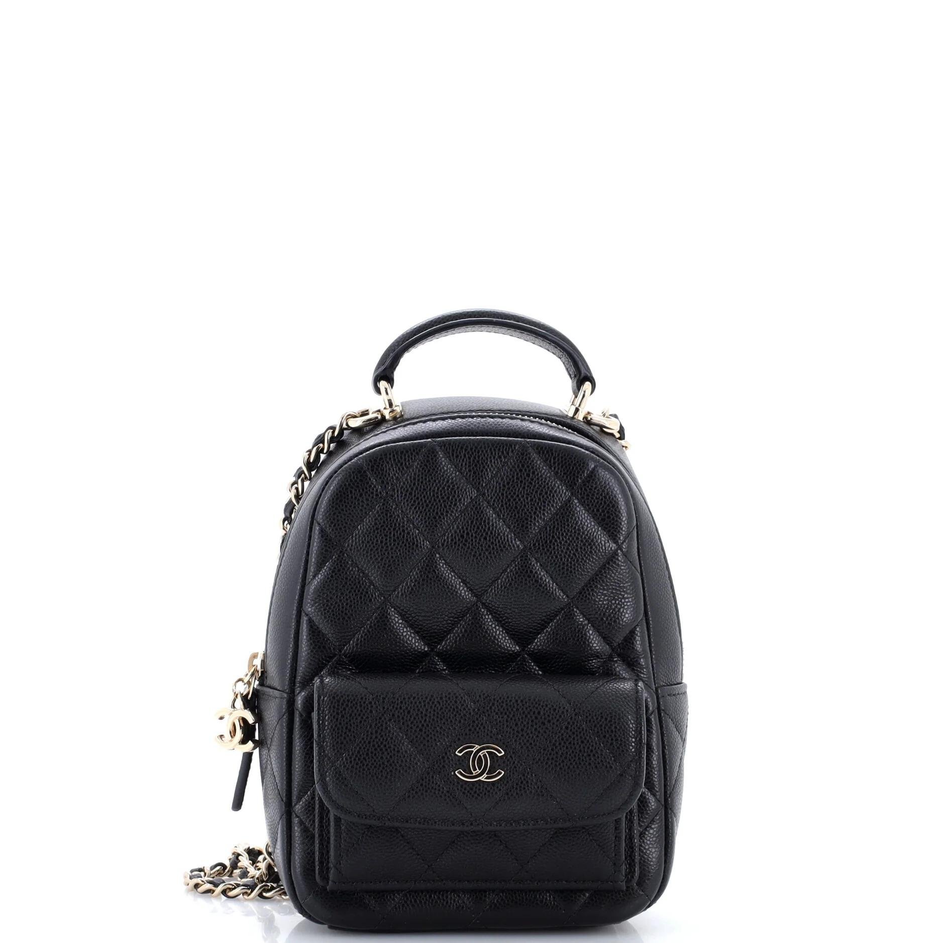 Leather backpack