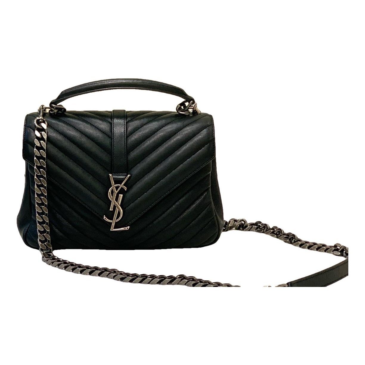 Collége monogramme leather handbag