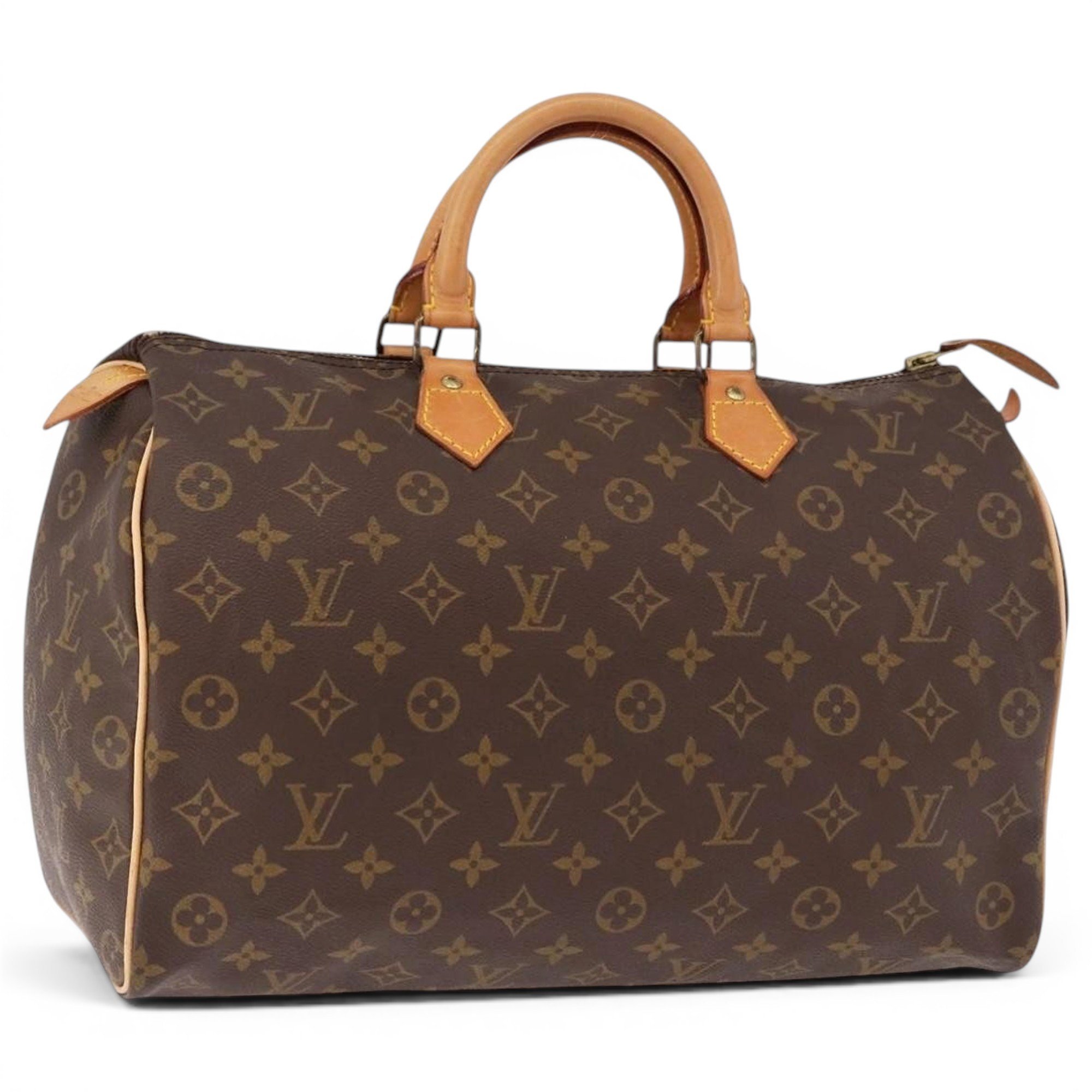 Speedy leather bowling bag