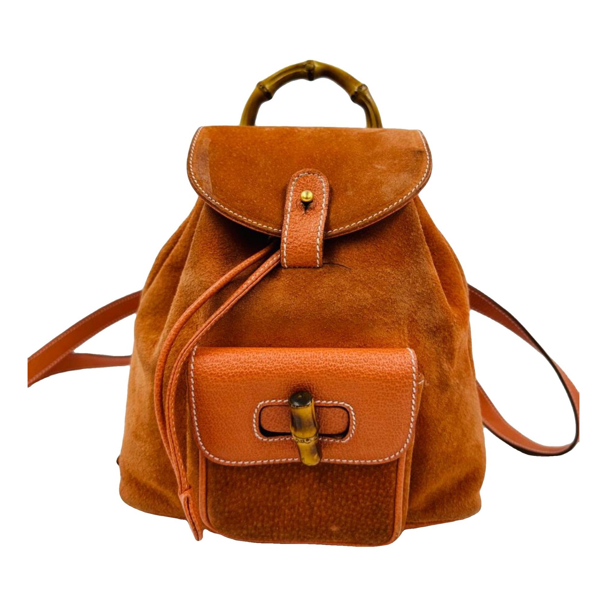 Bamboo Tassel Oval backpack