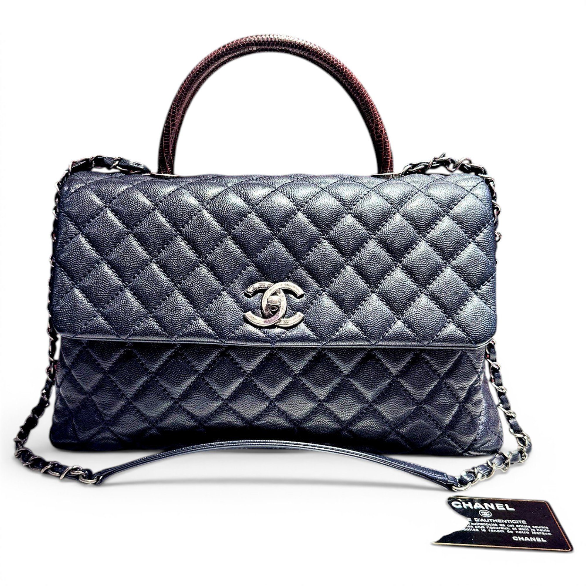 Coco Handle leather handbag