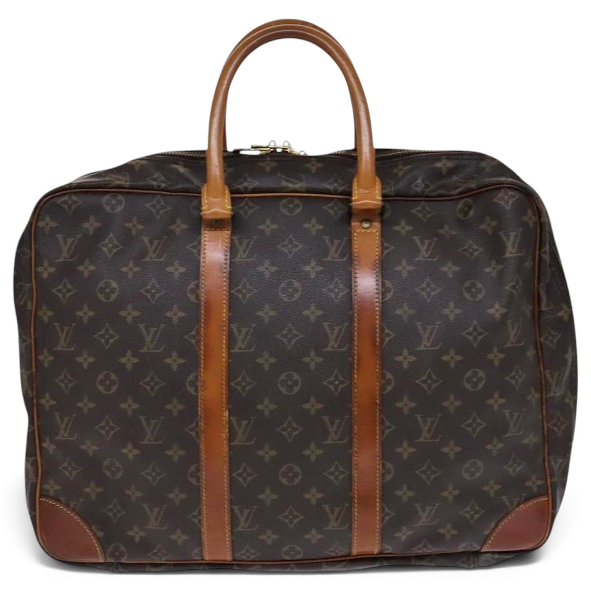 Leather bowling bag