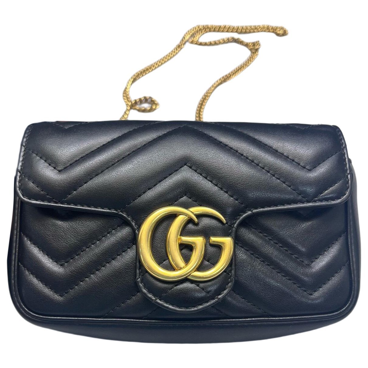 GG Marmont Chain leather crossbody bag