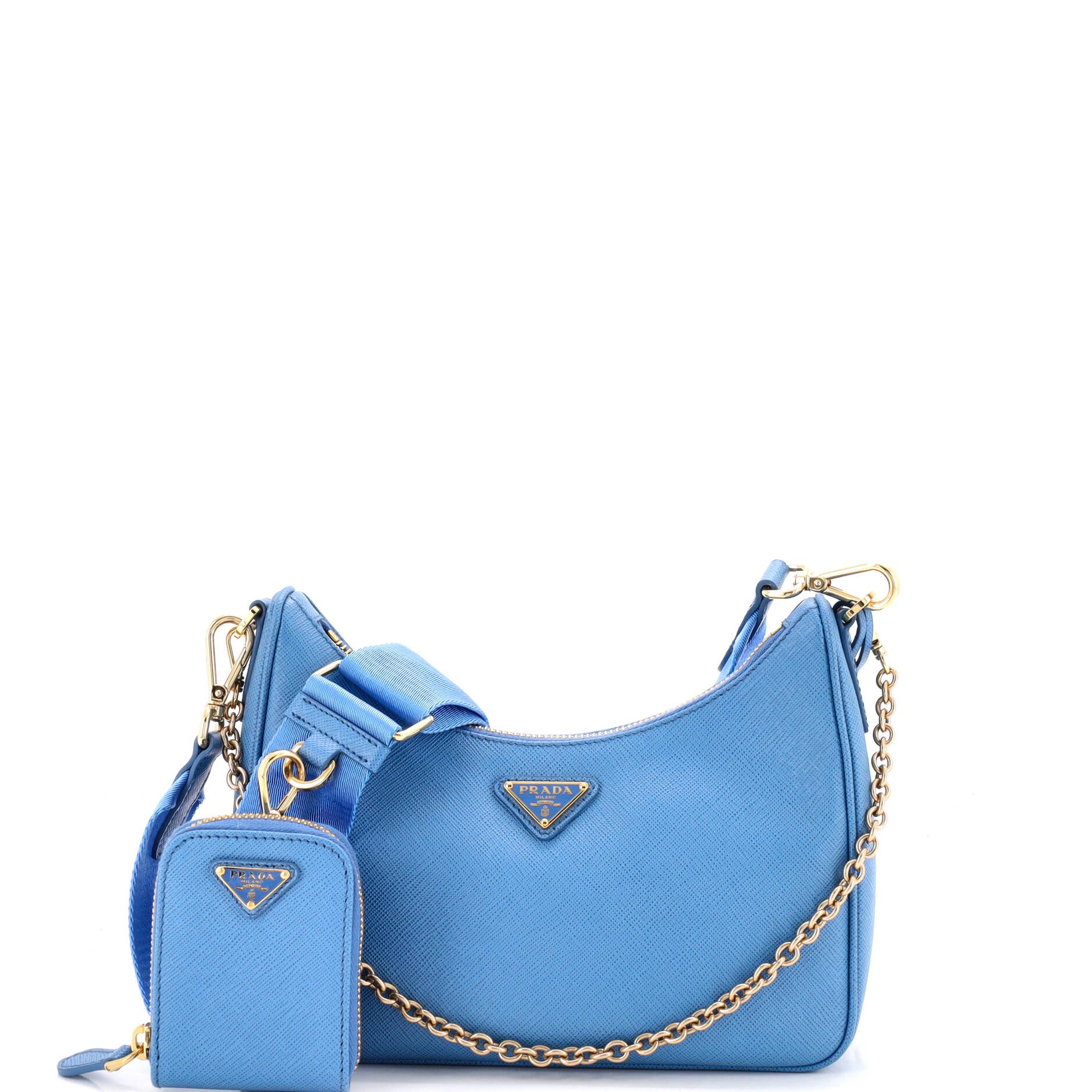 Re-Edition 2005 Shoulder Bag Saffiano Leather Small