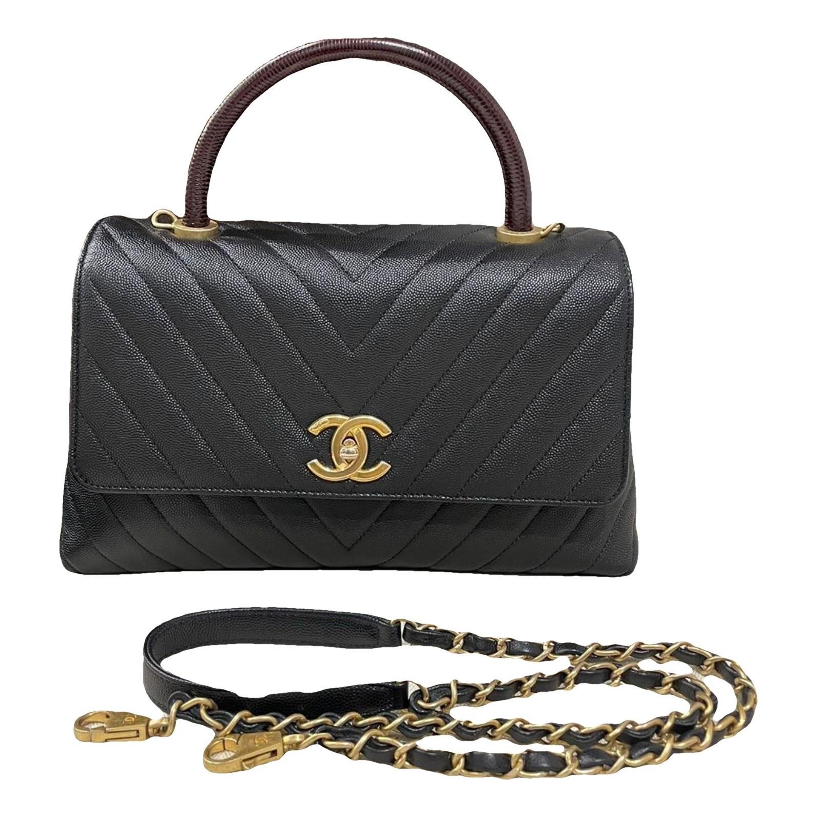 Coco Handle leather handbag