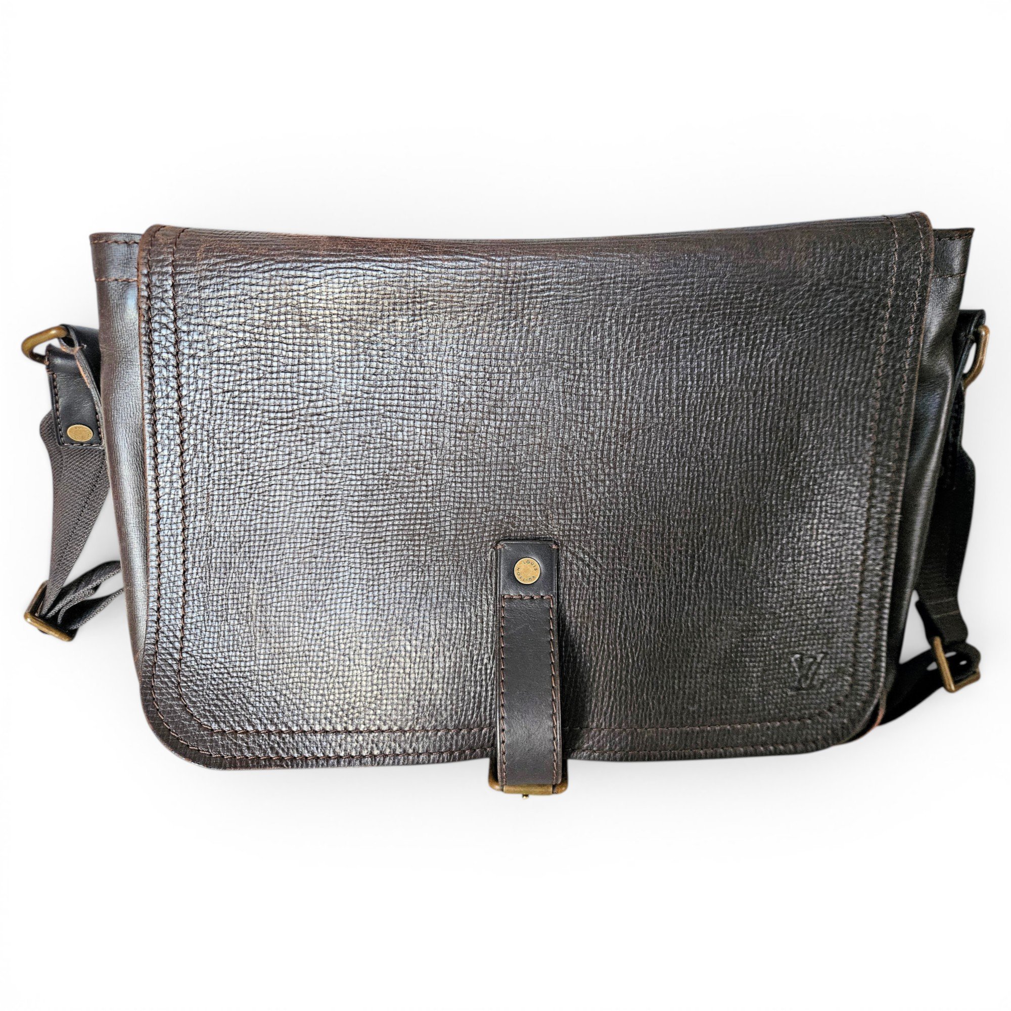 Leather satchel