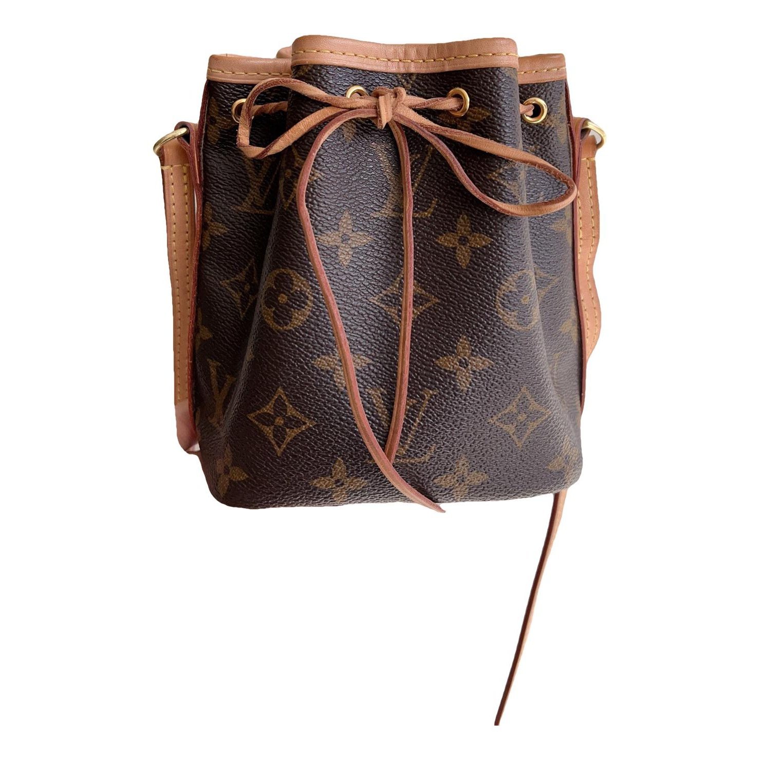 Nano Noé leather handbag