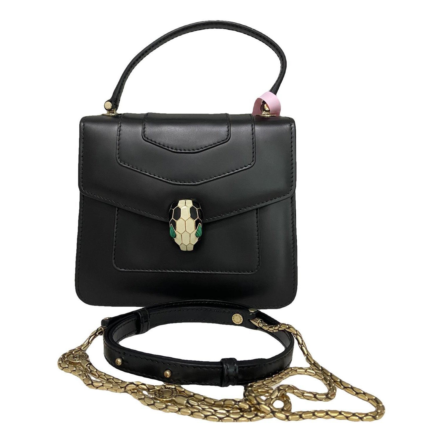 Serpenti leather crossbody bag