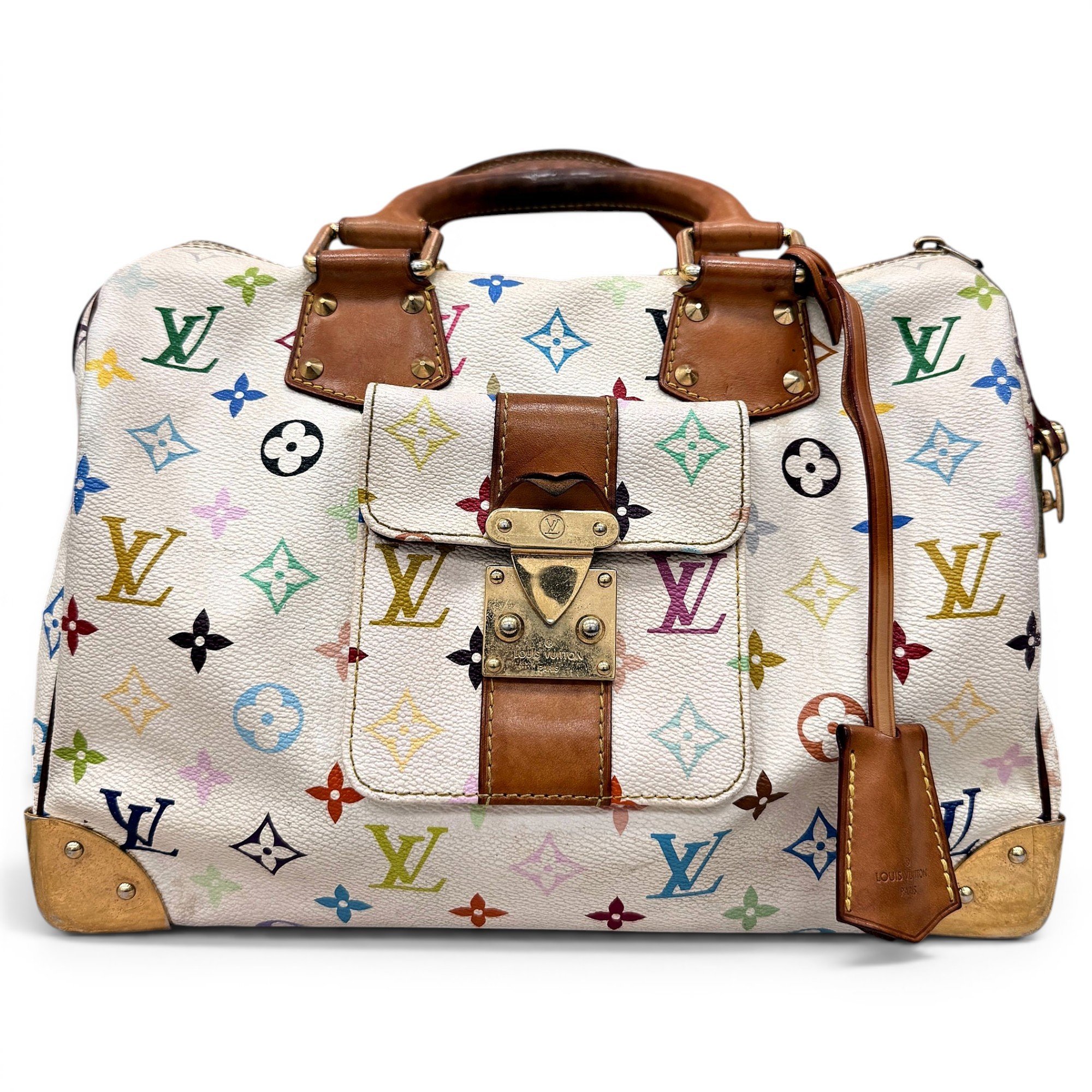 Speedy leather handbag