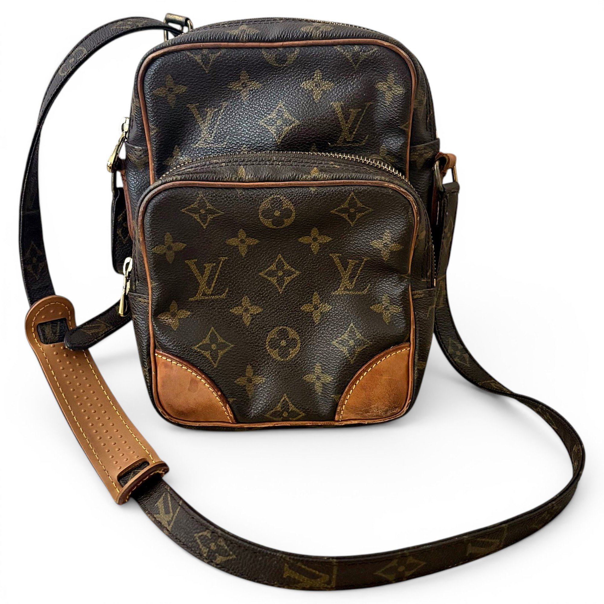 Amazon leather crossbody bag