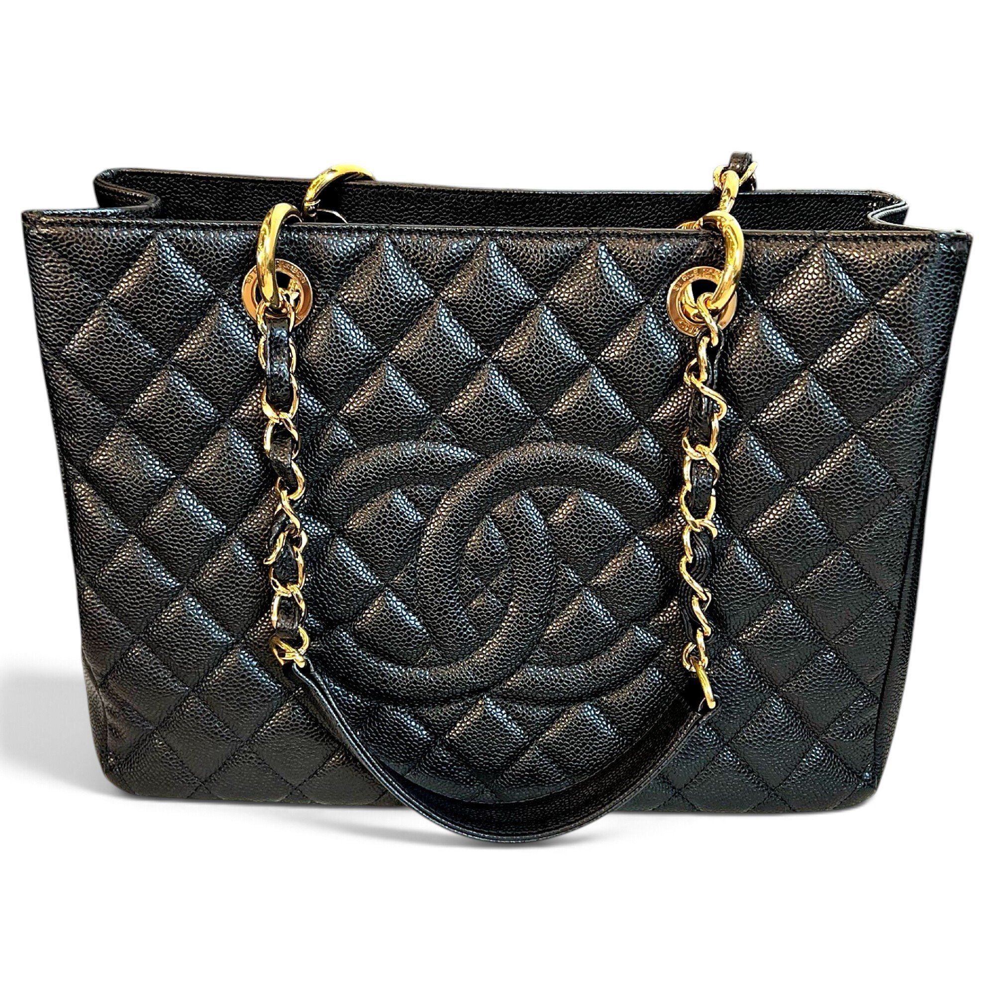 Grand shopping leather tote