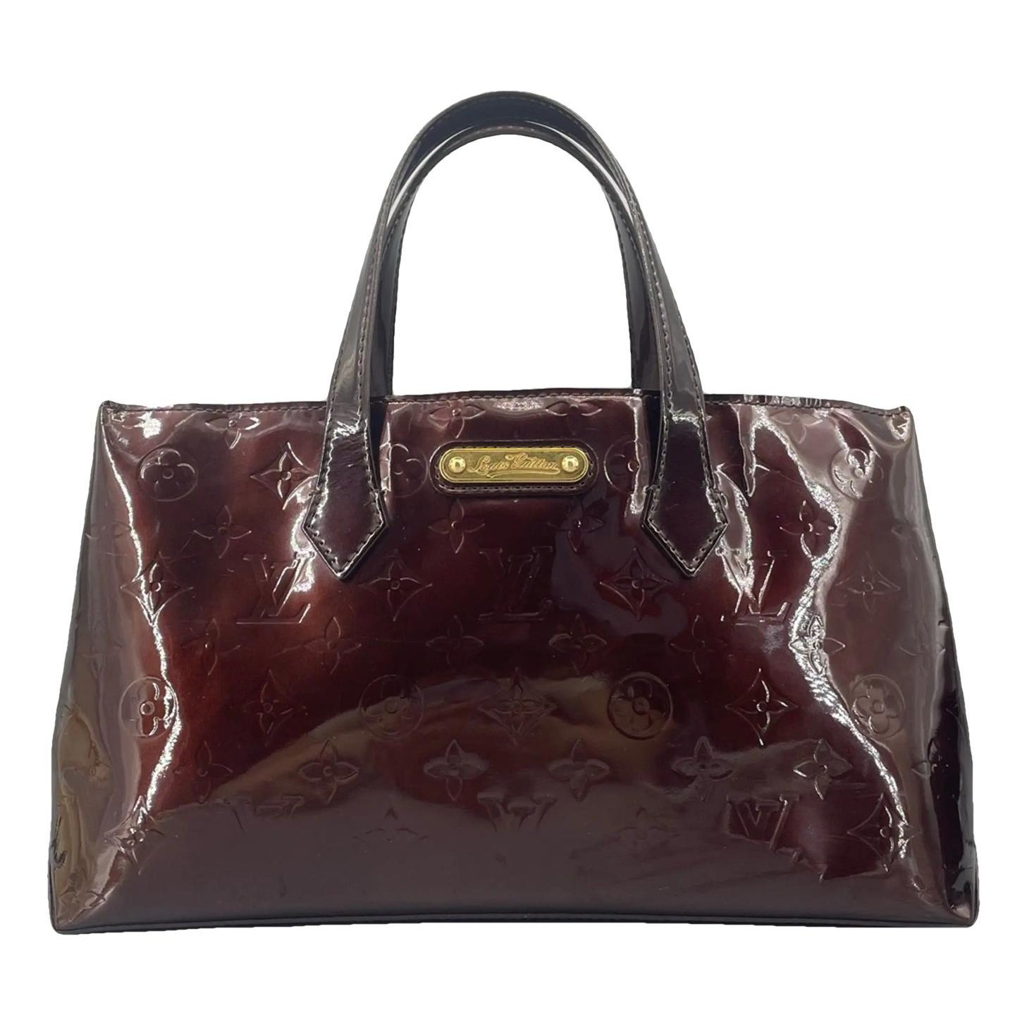 Wilshire patent leather handbag