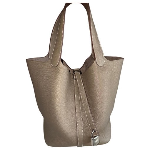 Picotin leather handbag