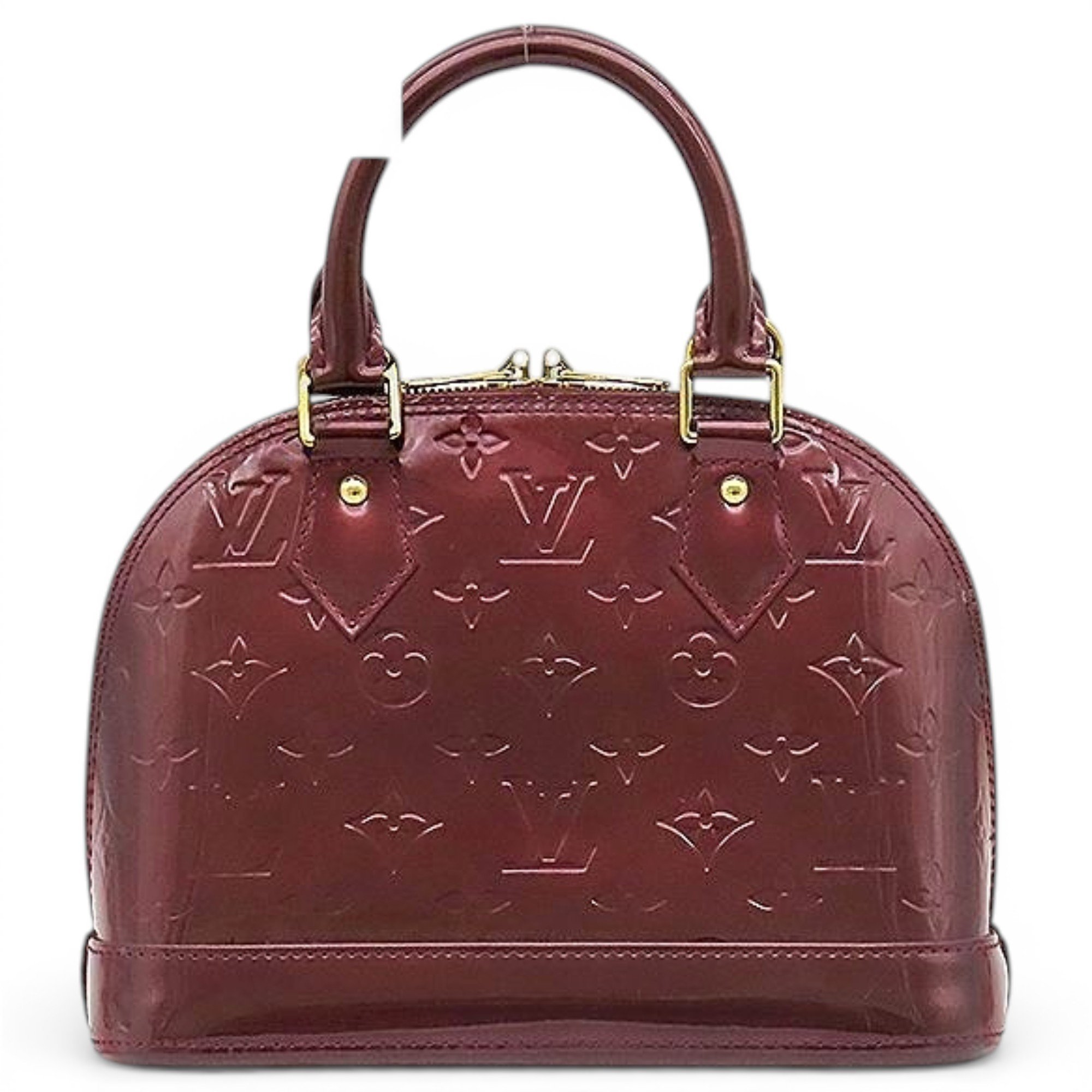 Alma BB patent leather handbag
