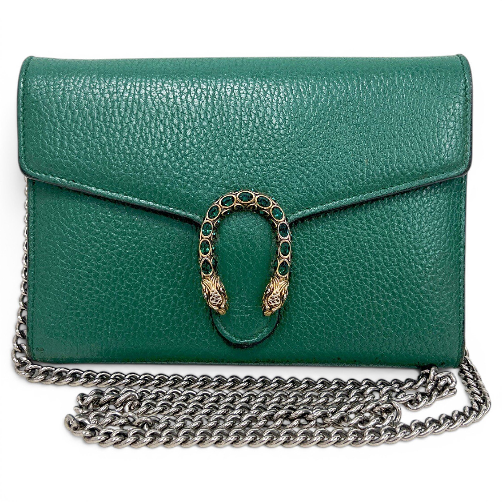 Dionysus Chain Wallet leather crossbody bag