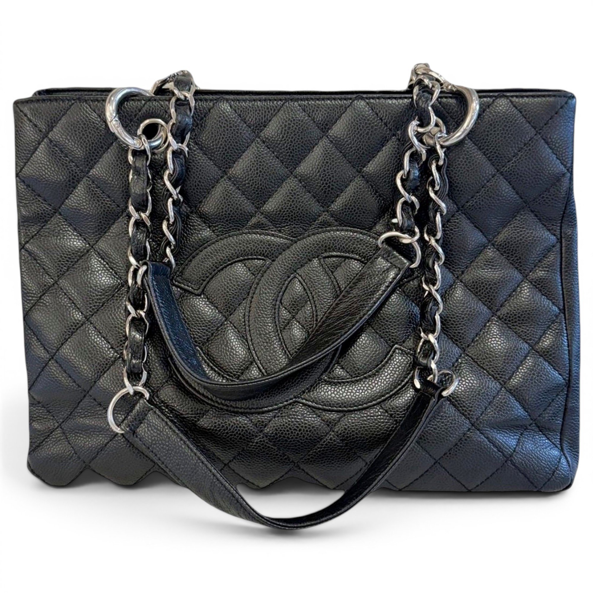 Grand shopping leather tote