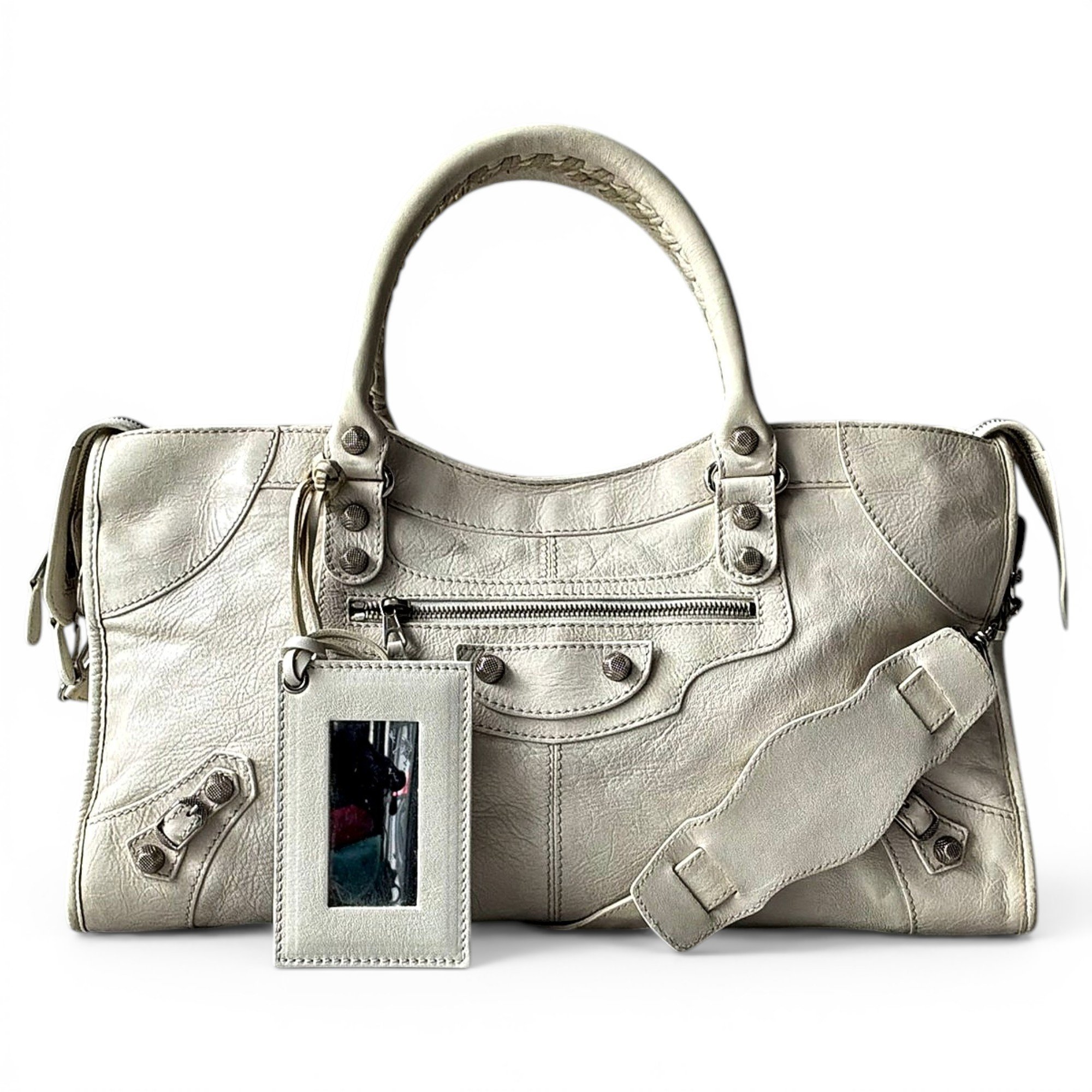 Leather handbag