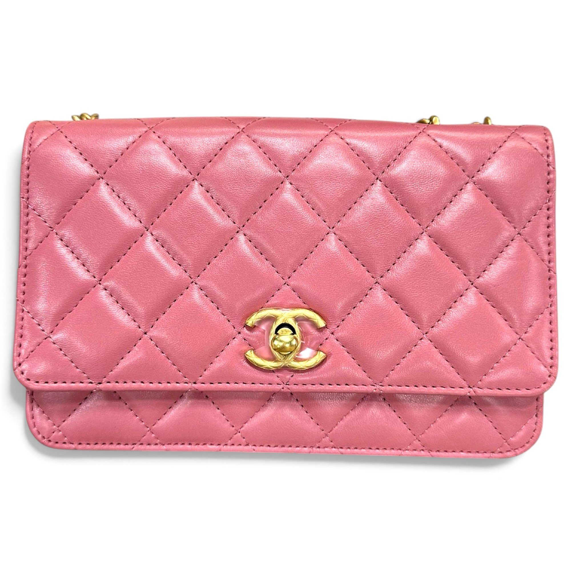 Wallet On Chain Timeless/Classique leather handbag