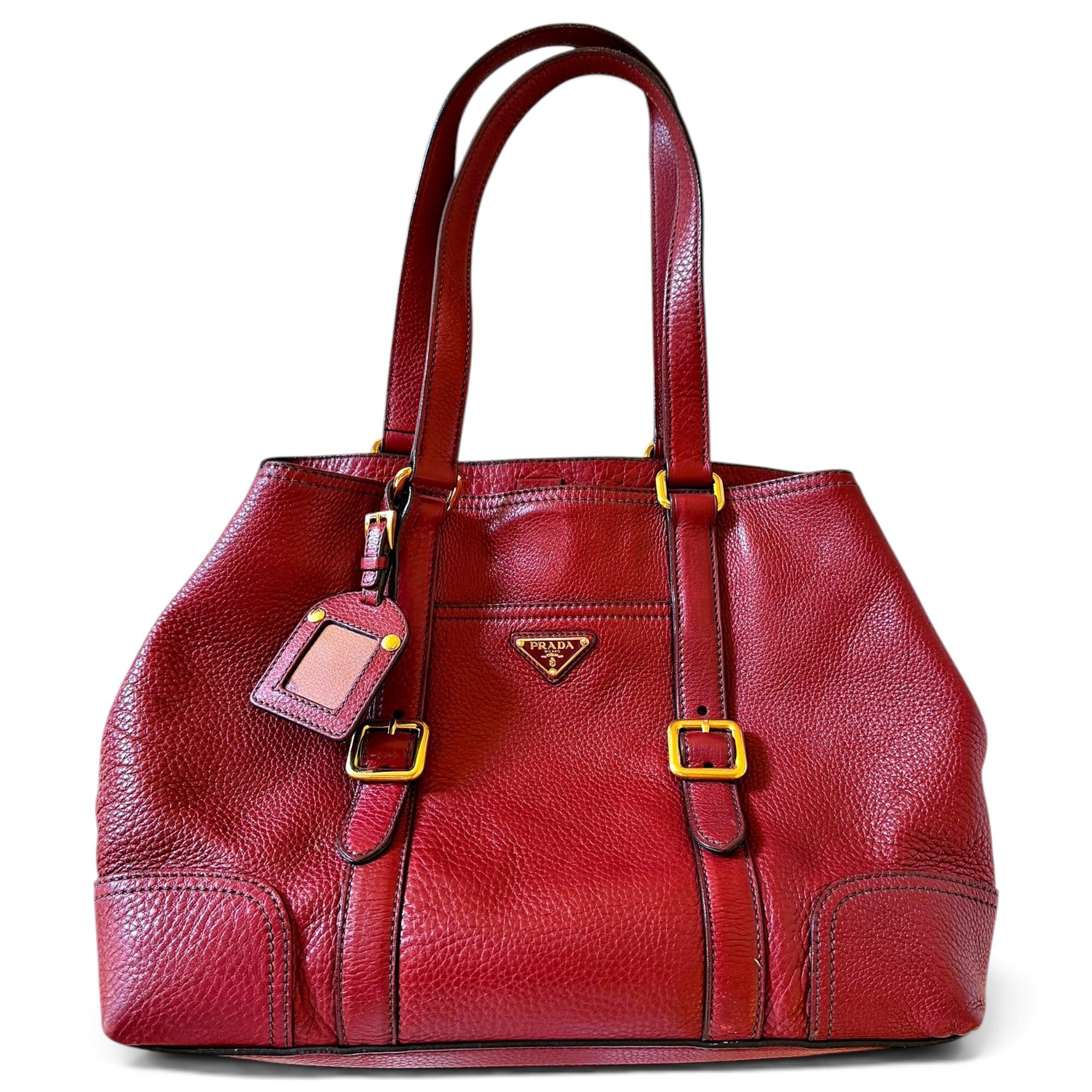Leather tote