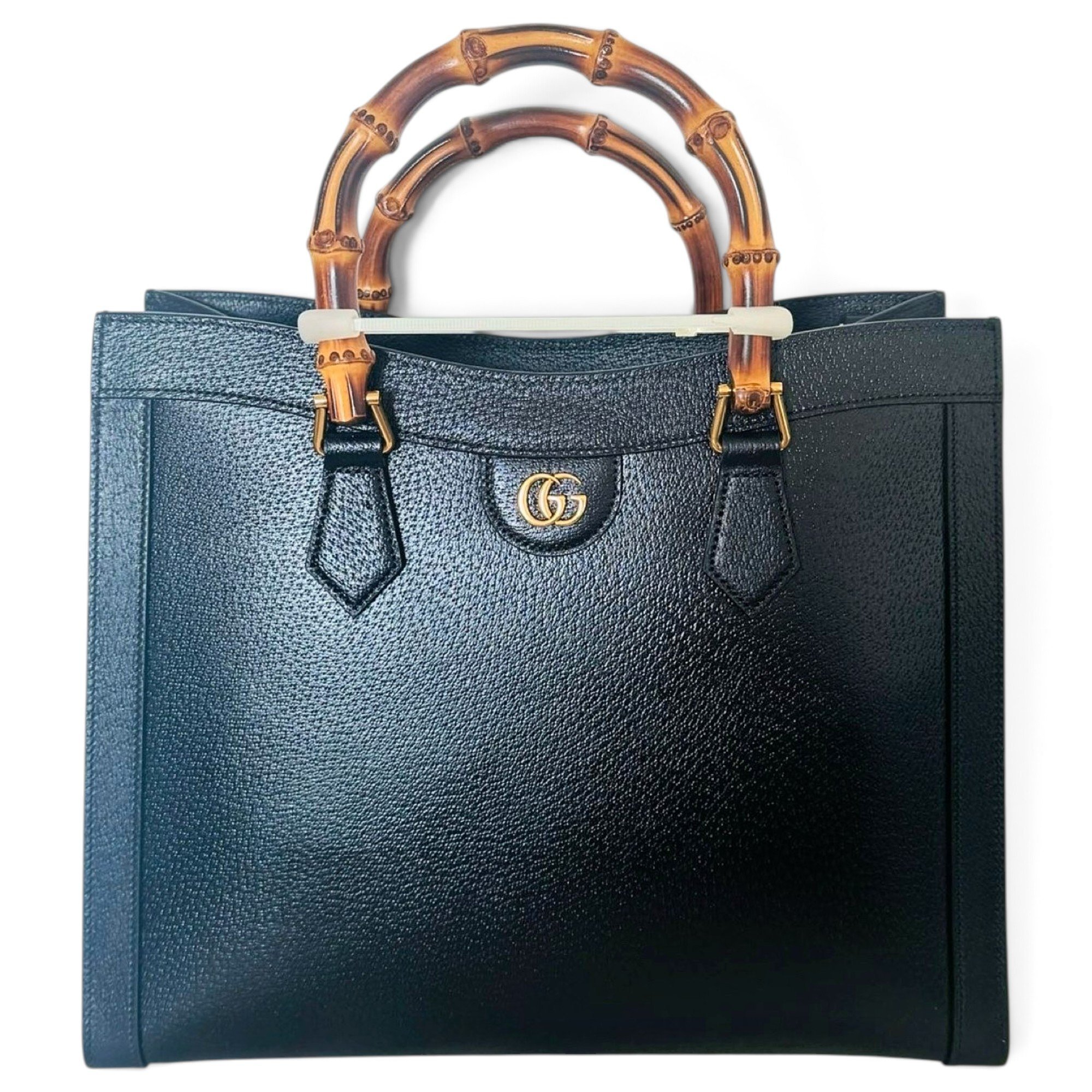 Bamboo Shopper leather tote