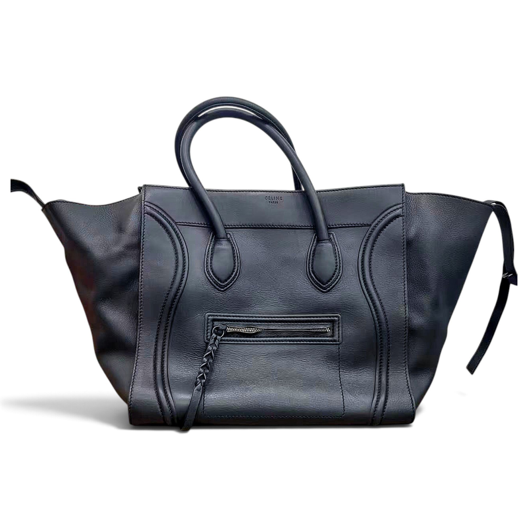 Luggage leather handbag