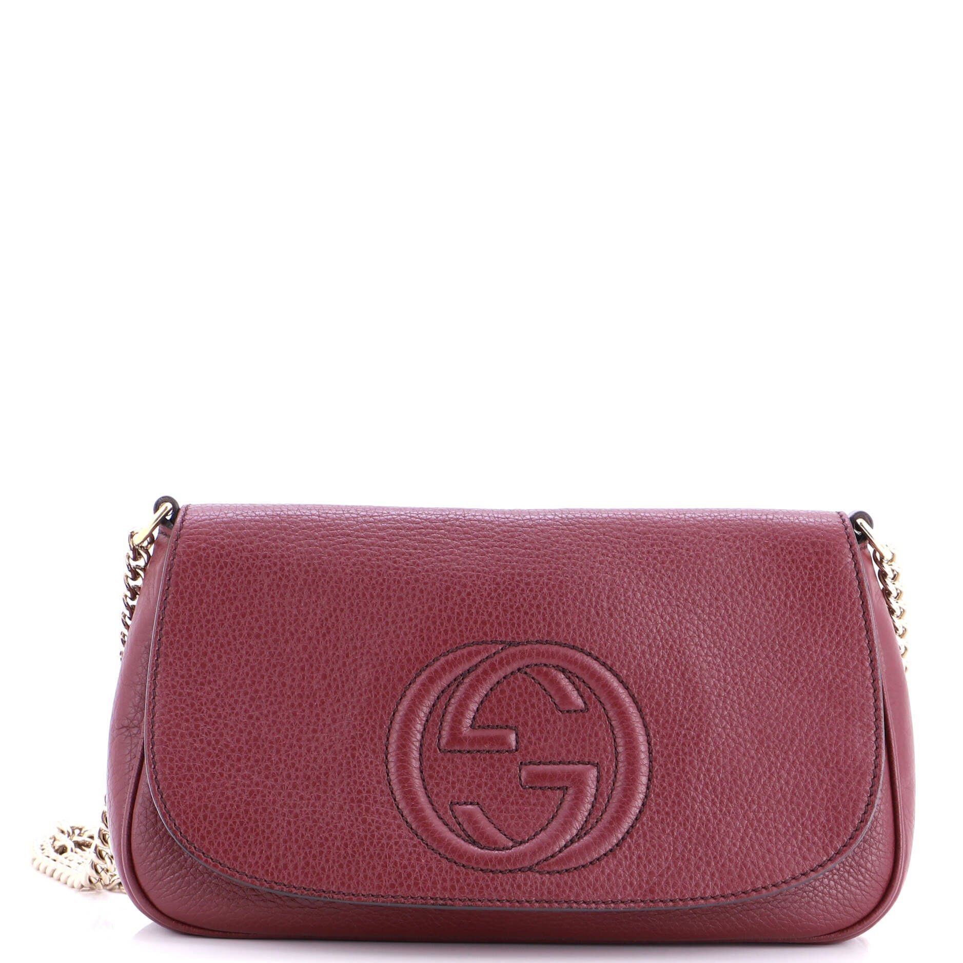 Soho Chain Crossbody Bag Leather Medium