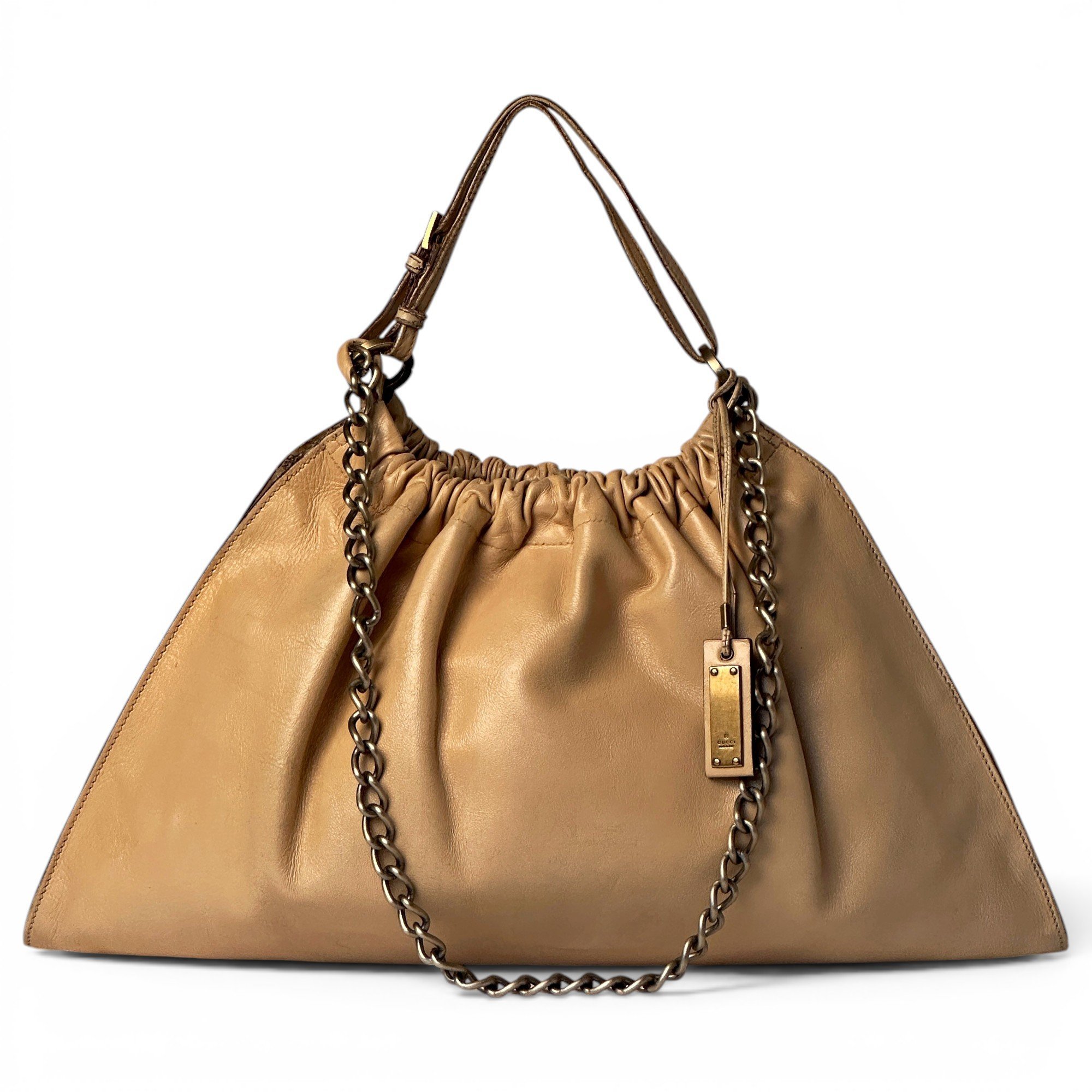 Hobo leather handbag