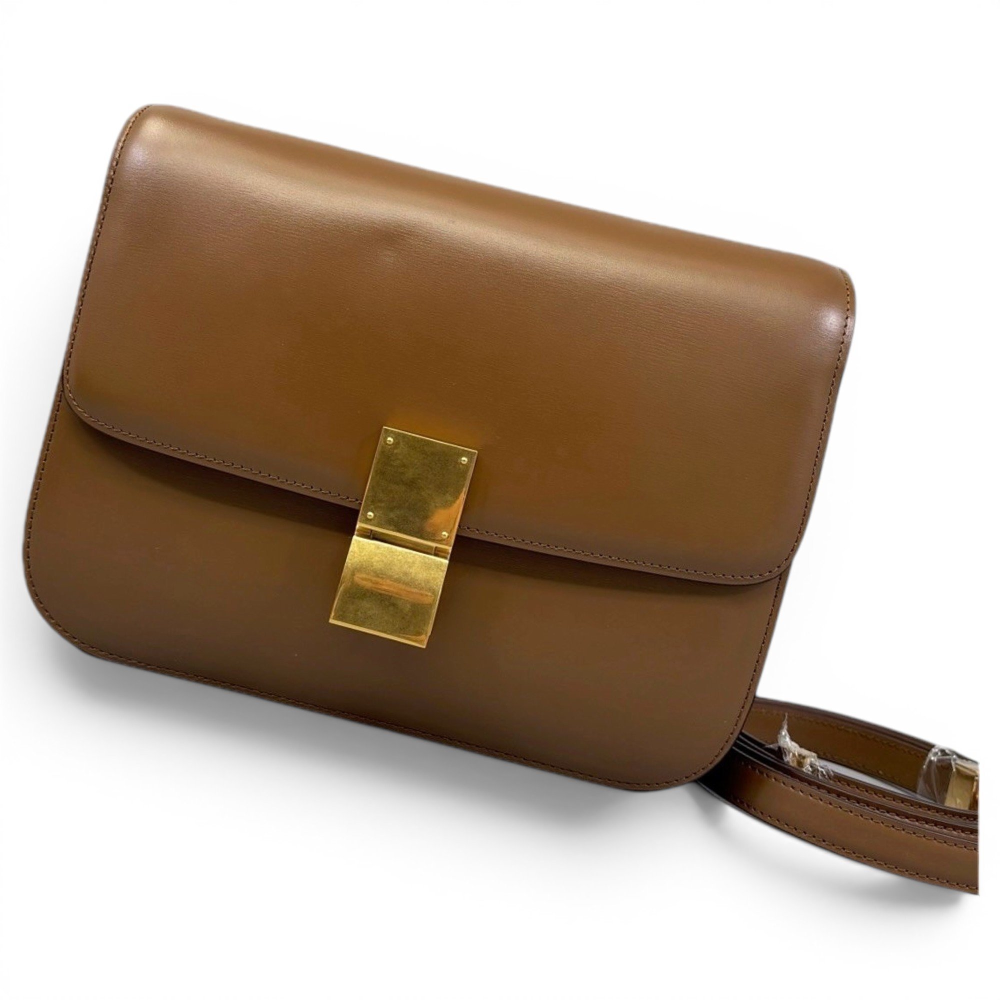 Classic leather handbag