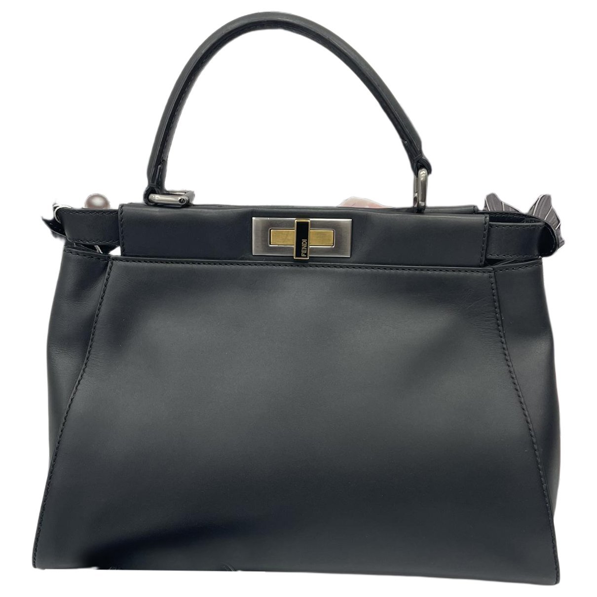Peekaboo leather handbag