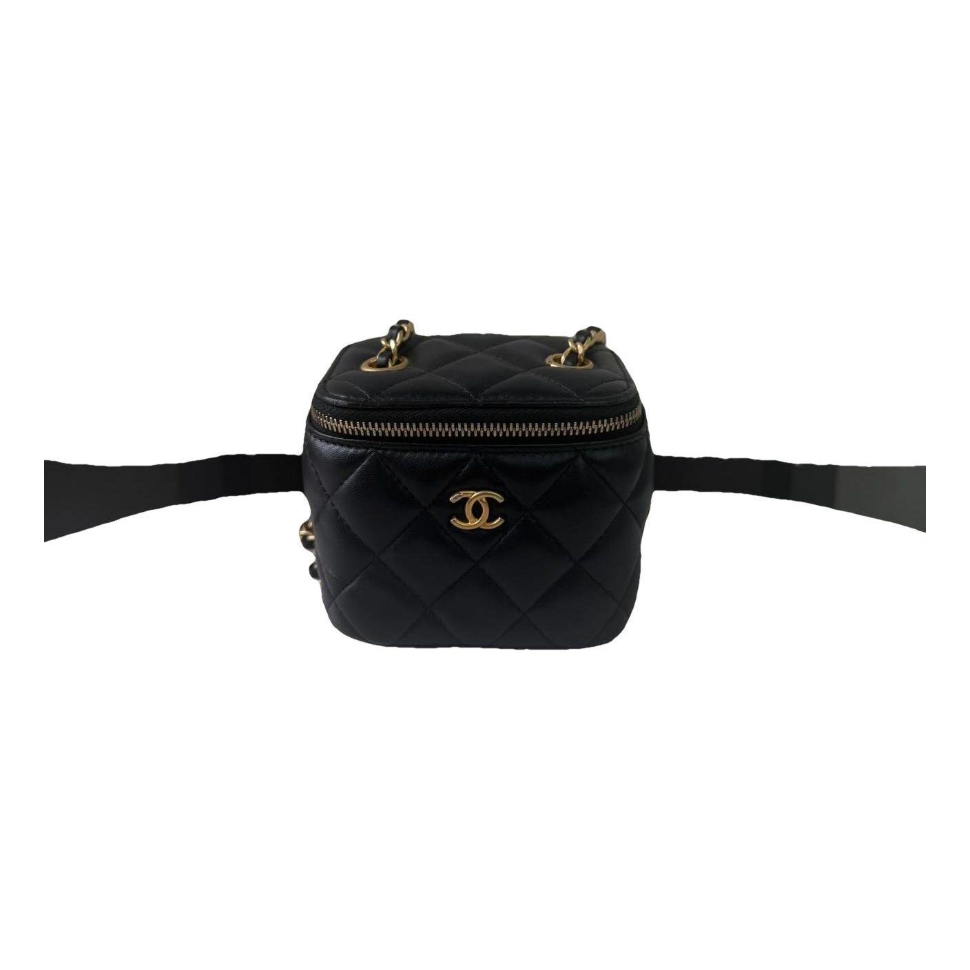 Trendy CC Vanity leather handbag