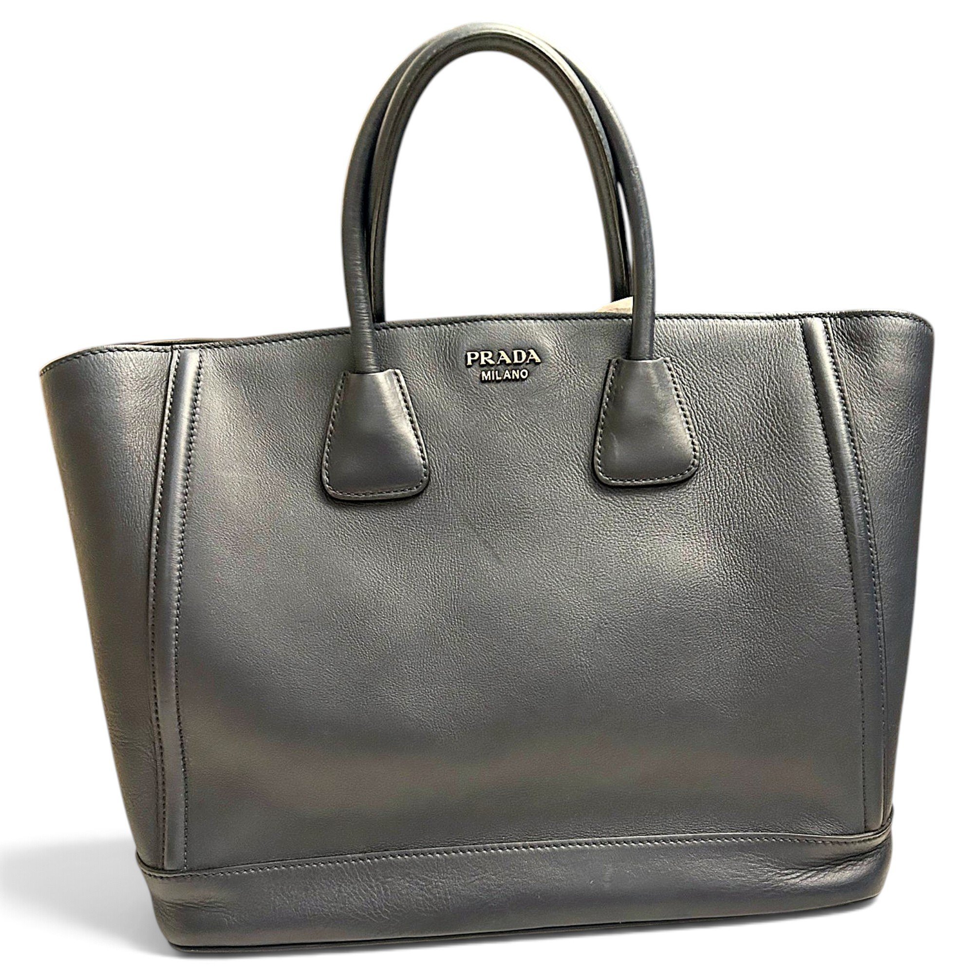 Bibliothèque leather tote