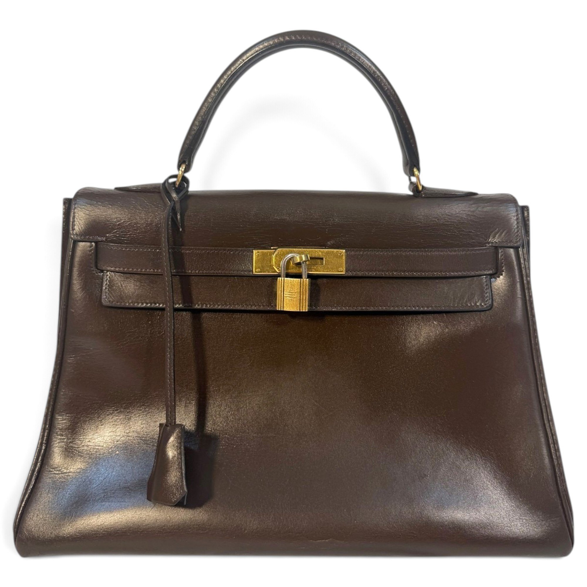 Kelly 32 leather bag