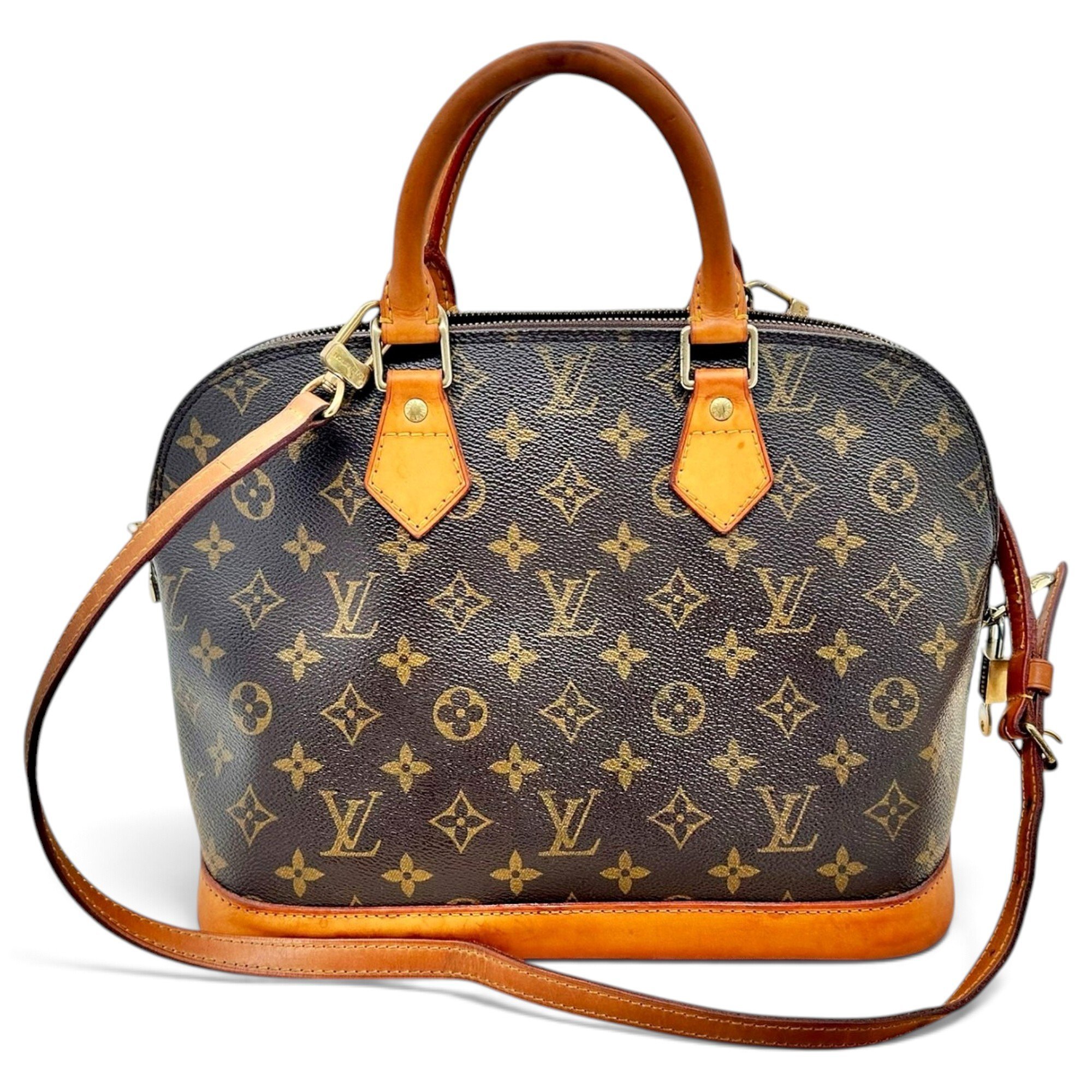 Alma leather handbag