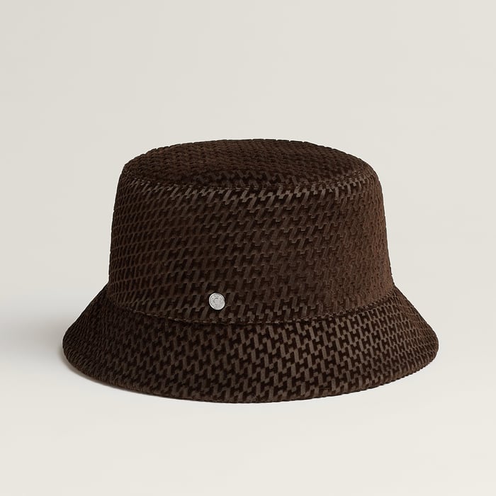Chocolat Harper Velvet Bucket Hat