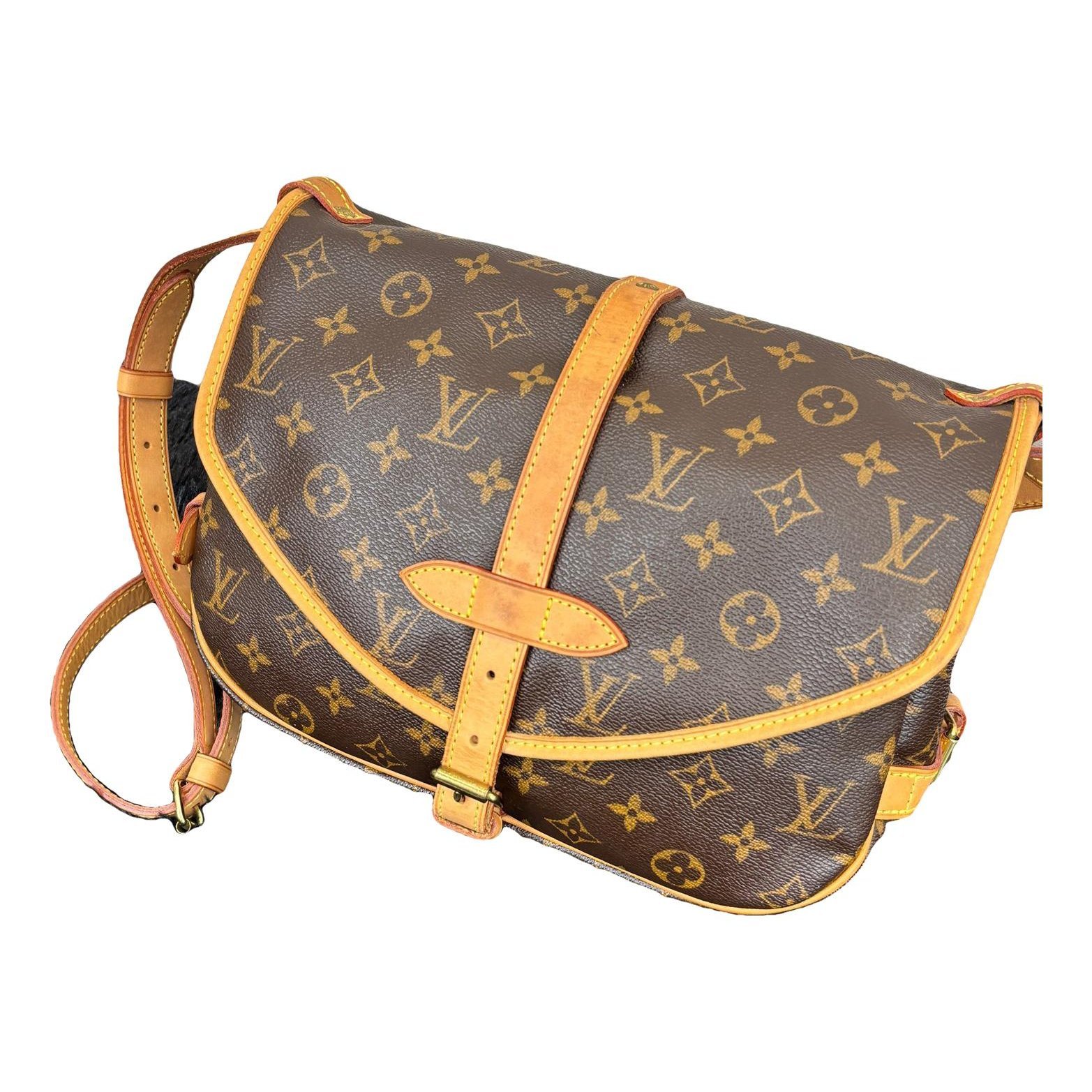 Saumur leather crossbody bag